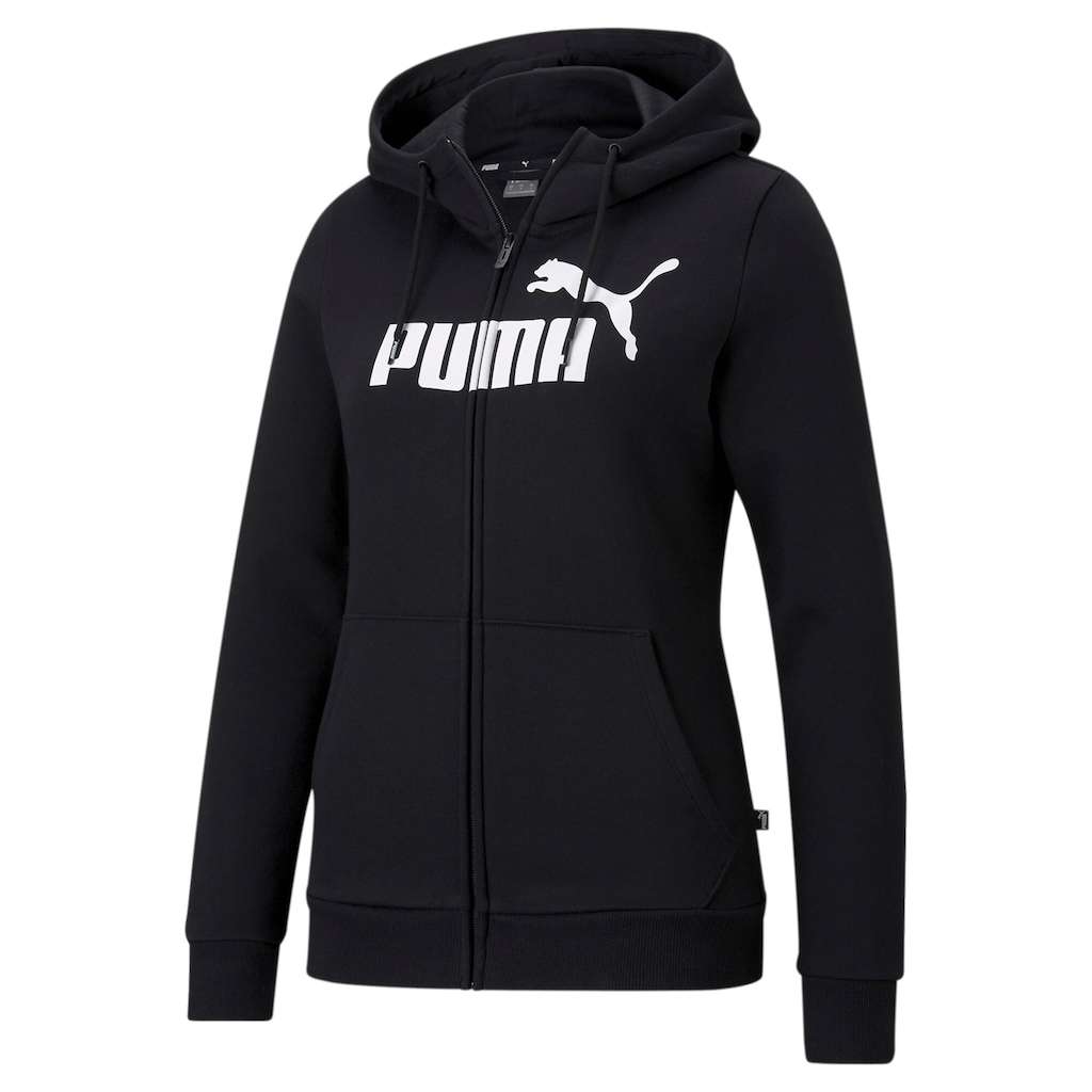 PUMA Kapuzensweatshirt »ESS LOGO FULL-ZIP HOODIE FL«