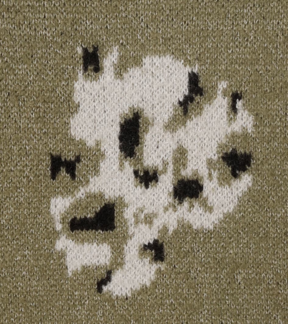 Aniston PLUS Strickpullover, mit eingestrickten Herzchen in Animalprint