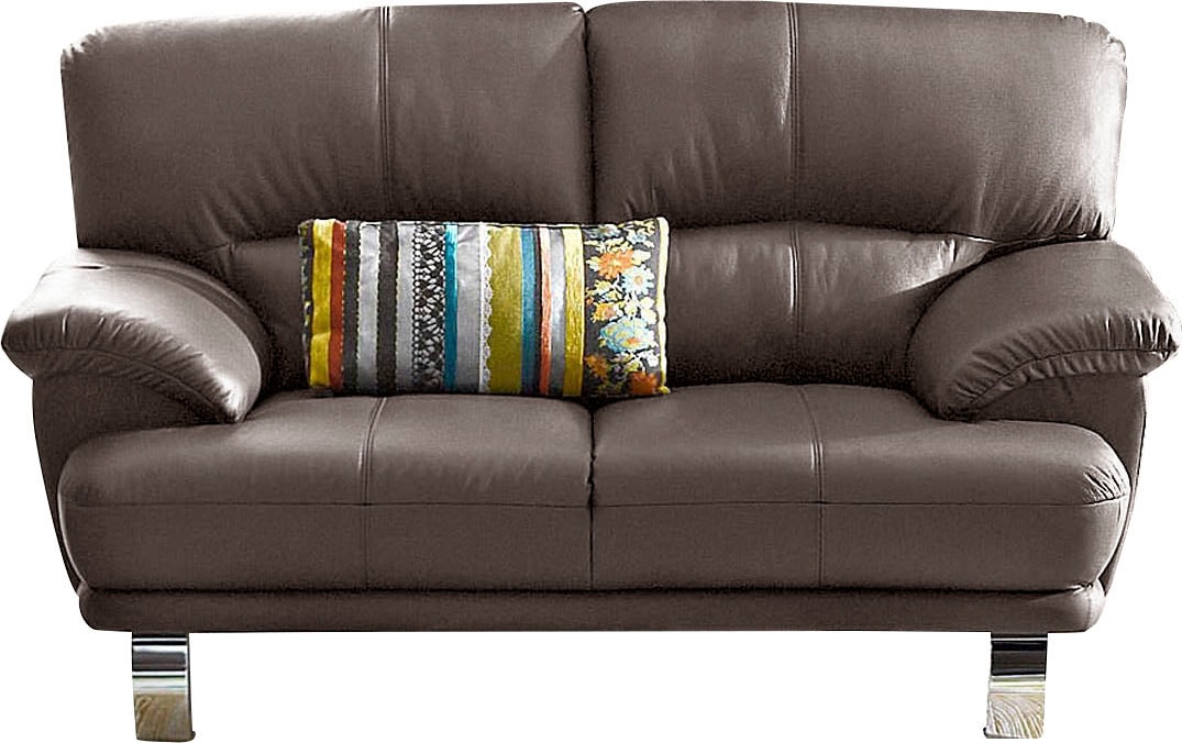 TRENDMANUFAKTUR 2-Sitzer »Cecillia, in italienischem Design, bequem«, hochwertige Verarbeitungsdetails