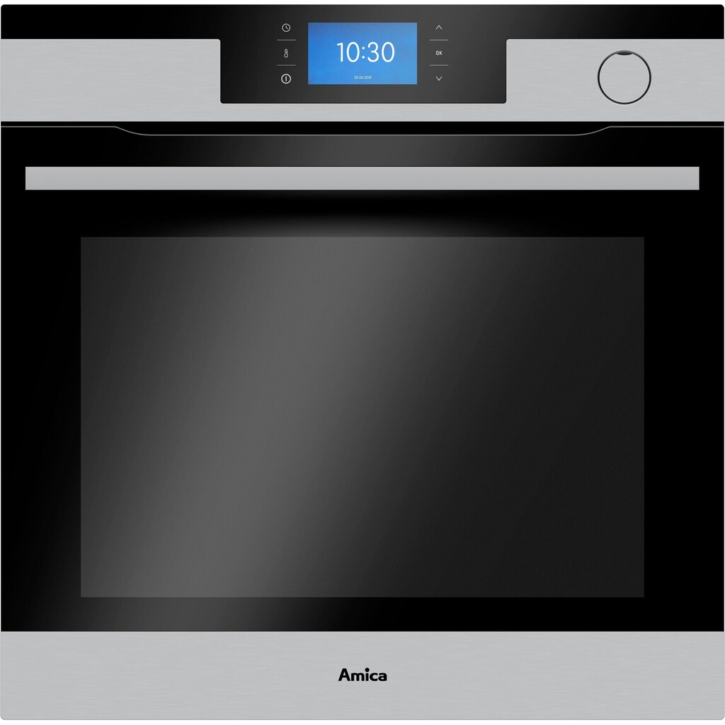 Amica Dampfbackofen »EBSX 949 600 E«, EBSX 949 600 E, mit 3-fach-Teleskopauszug, Steam Clean, Simple Steam