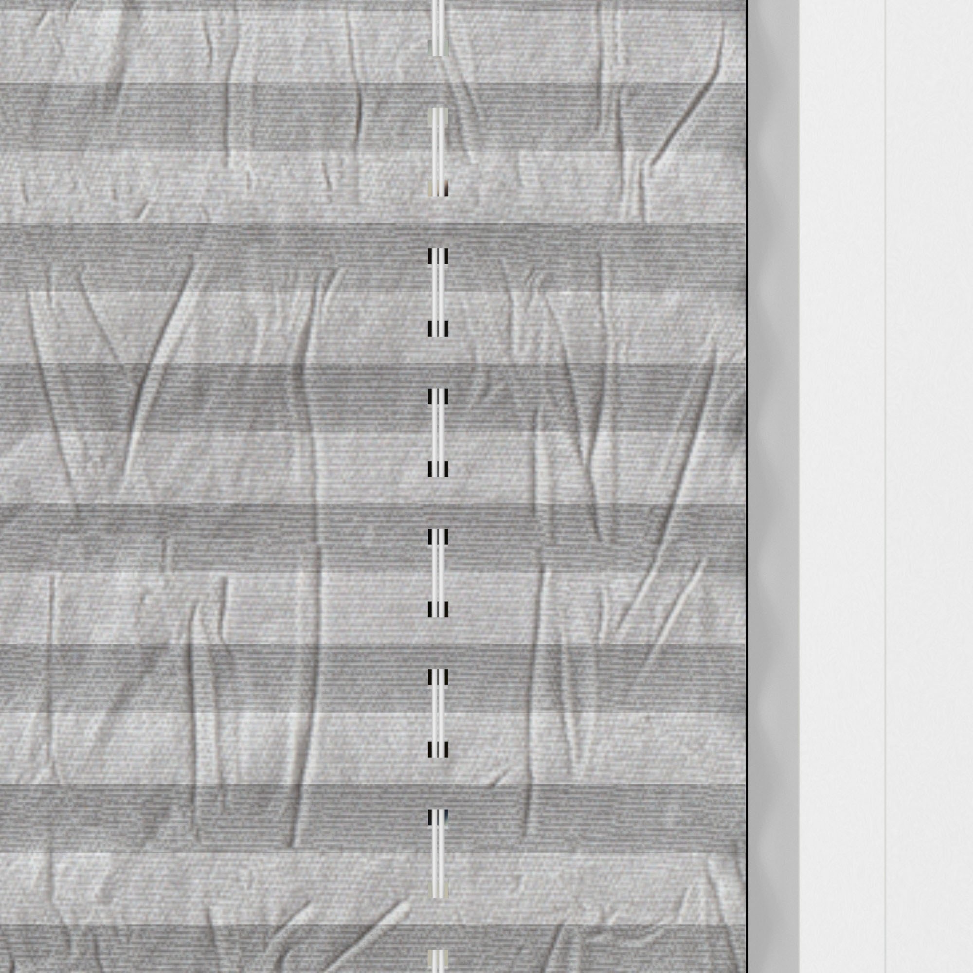 indeko Plissee »advanced« Lichtschutz mit Bohren verspannt Crushed-Optik, nach Maß