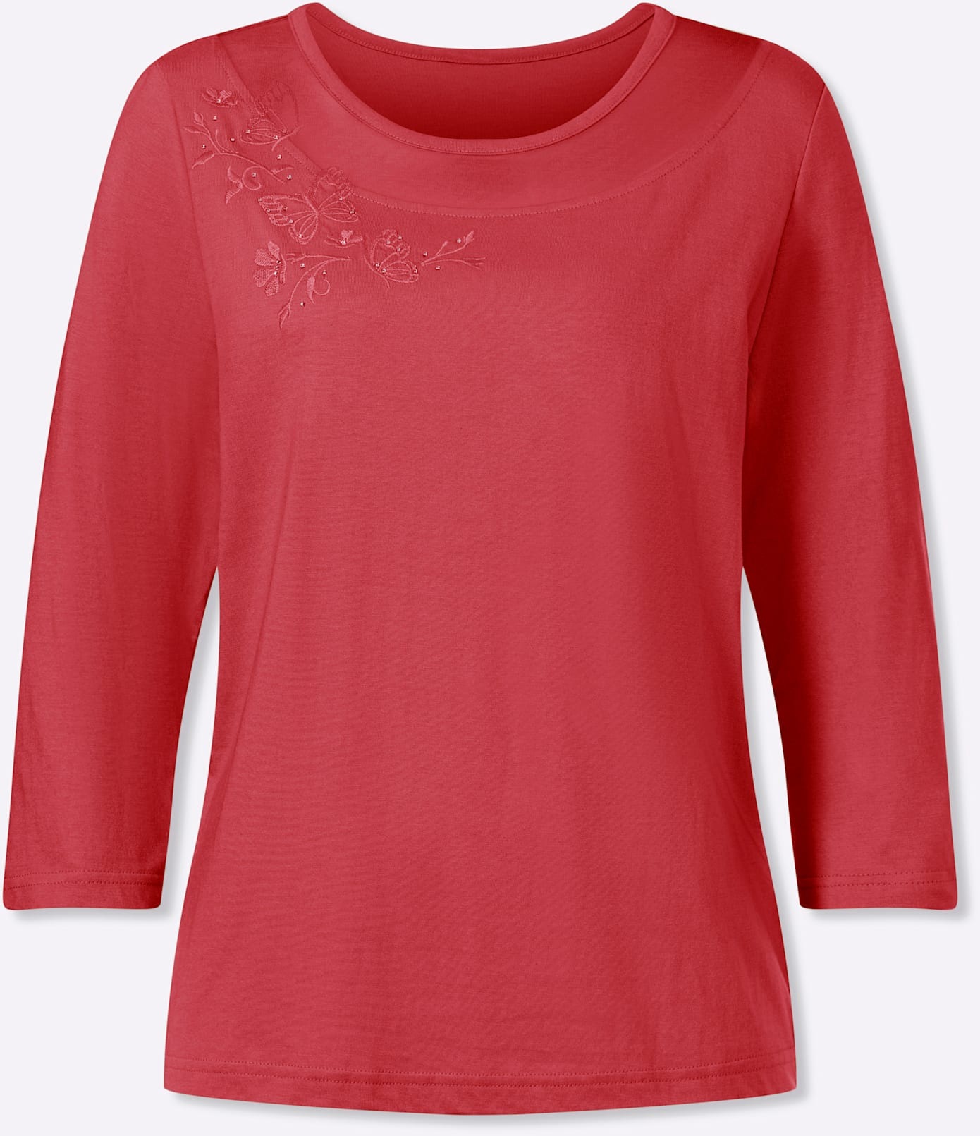 Lady 3/4-Arm-Shirt »Rundhals-Shirt« 1 tlg.