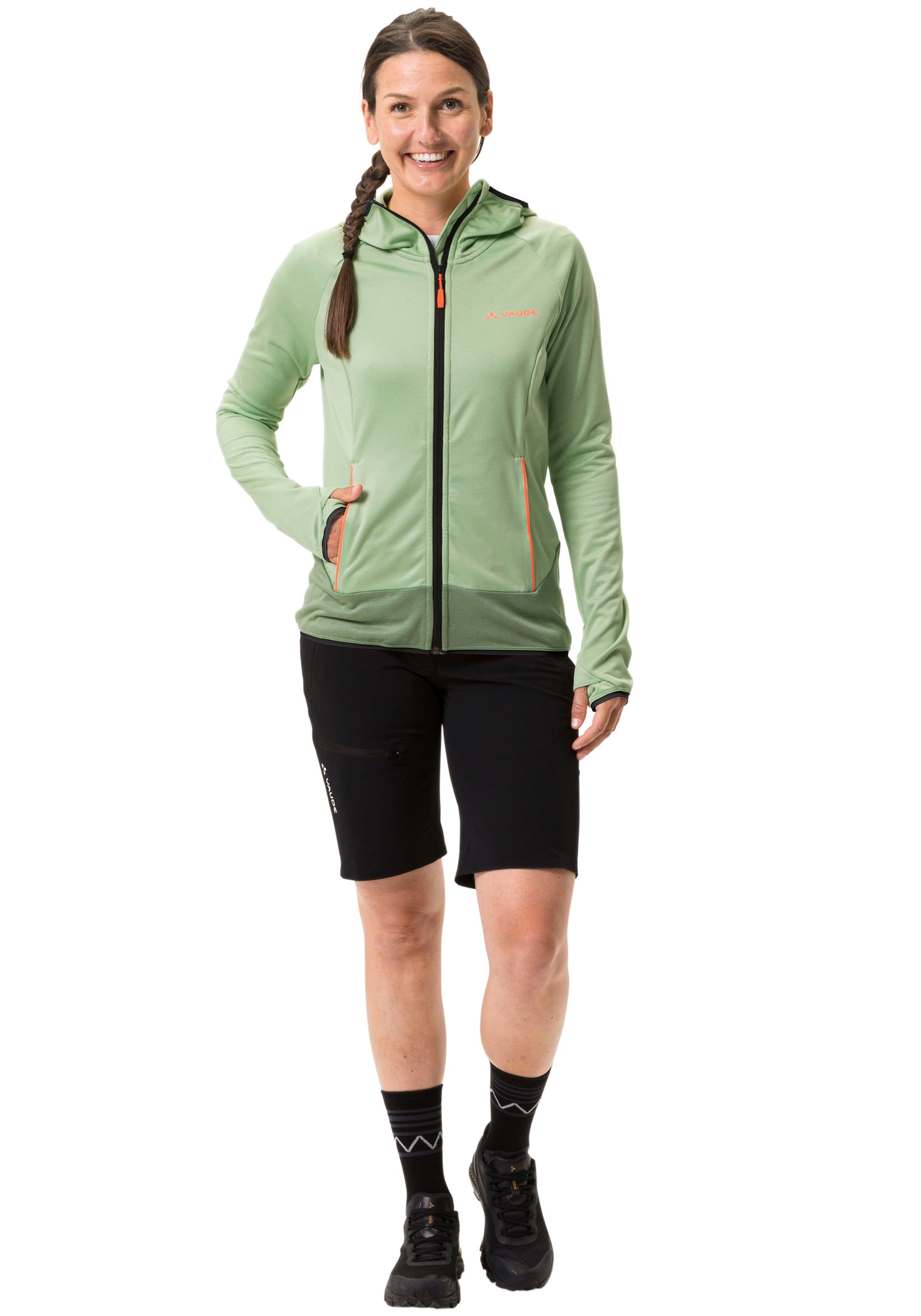 VAUDE Fleecejacke »WOMEN'S TEKOA FLEECE JACKET II«, (1 St.), mit Kapuze