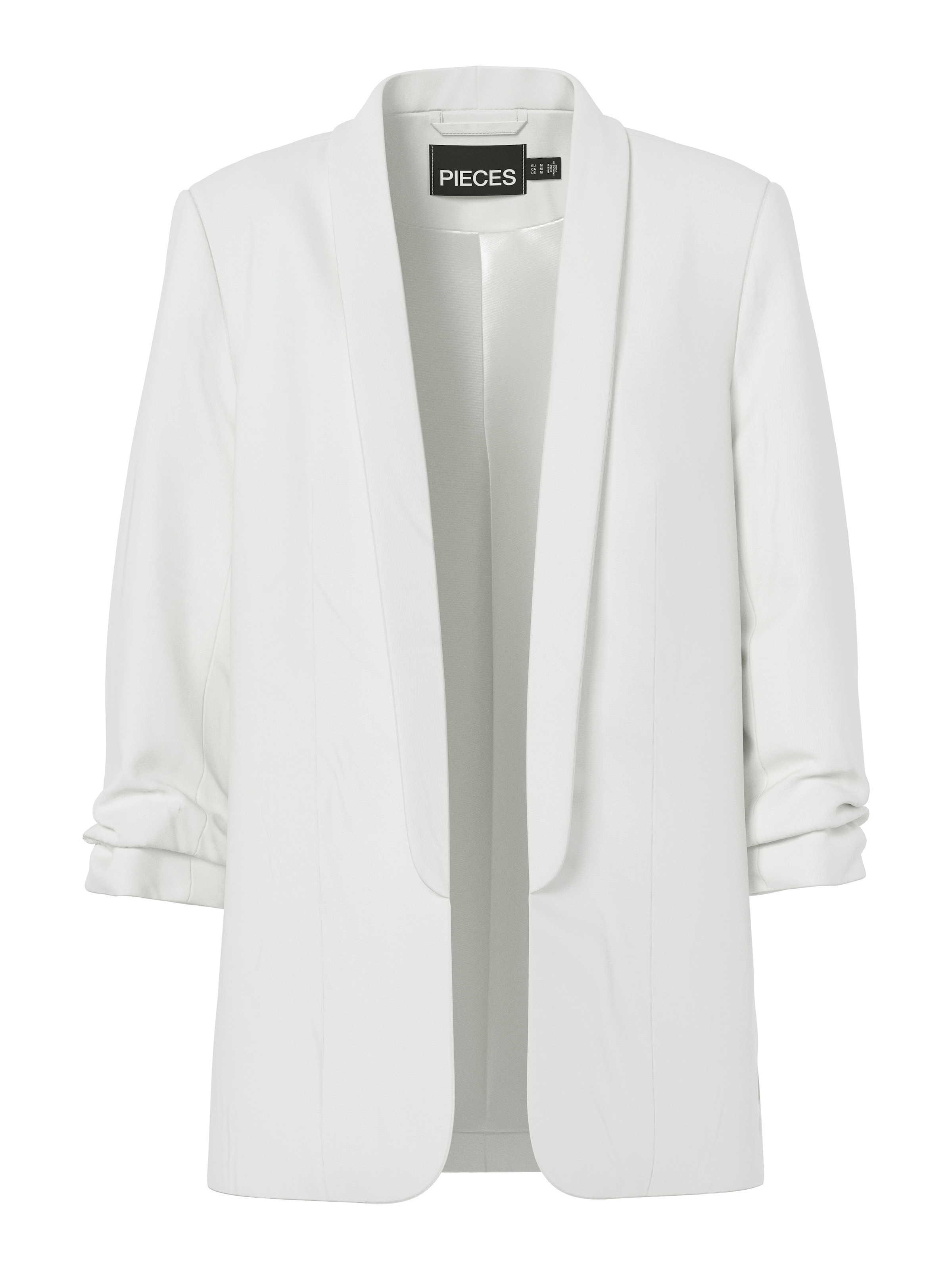 pieces Blusenblazer »PCBOSELLA 3/4 BLAZER NOOS«, mit Faltendetail am Ärmel
