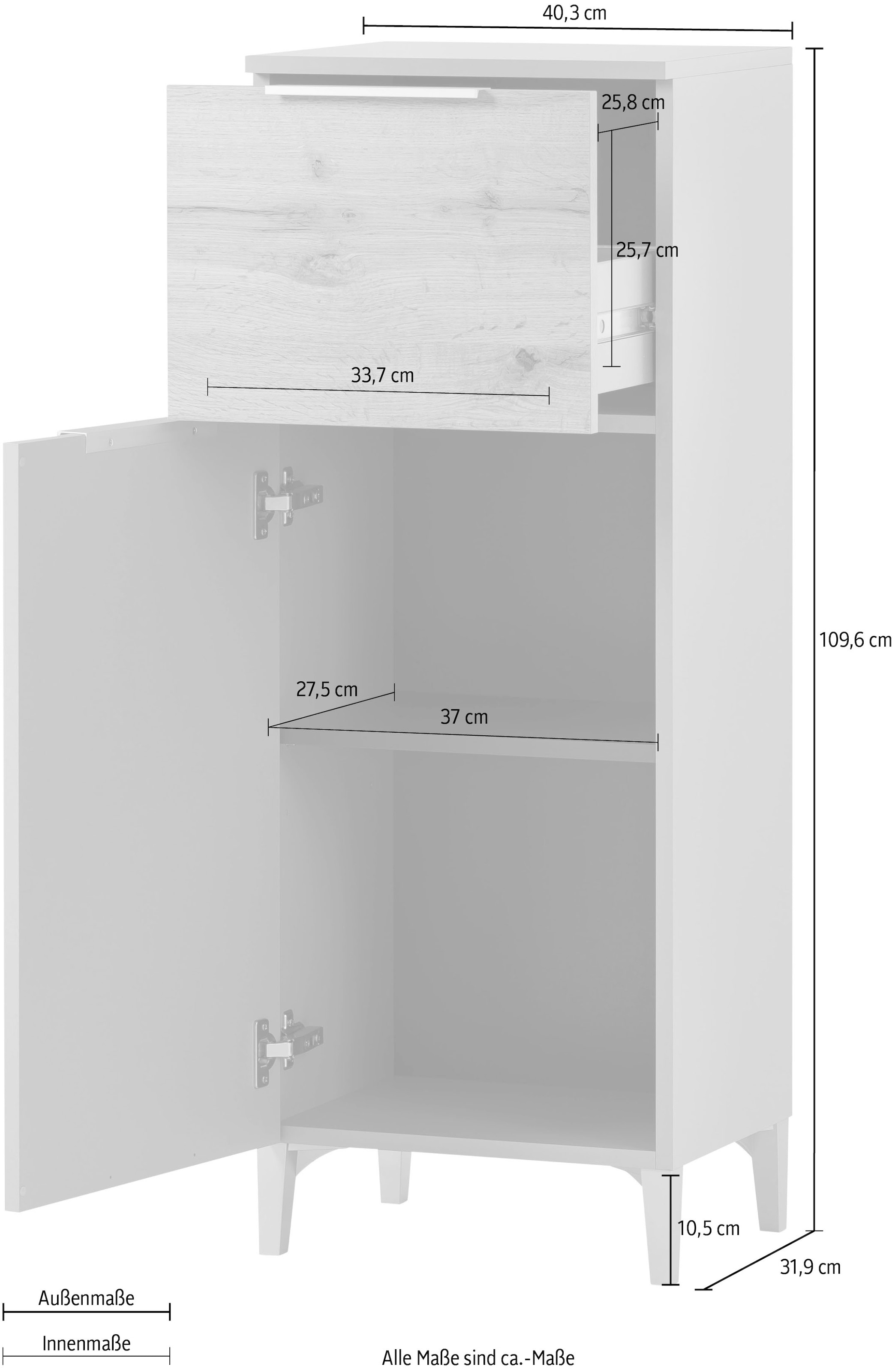 Schildmeyer Midischrank »Smilla«