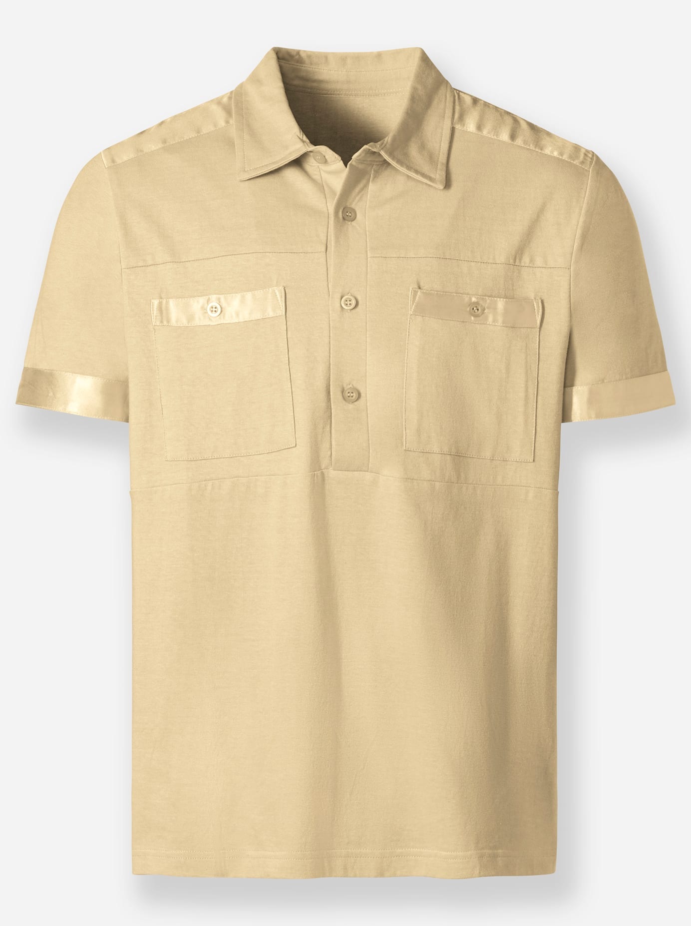 Marco Donati Kurzarmshirt »Kurzarm-Poloshirt«, (1 tlg.)