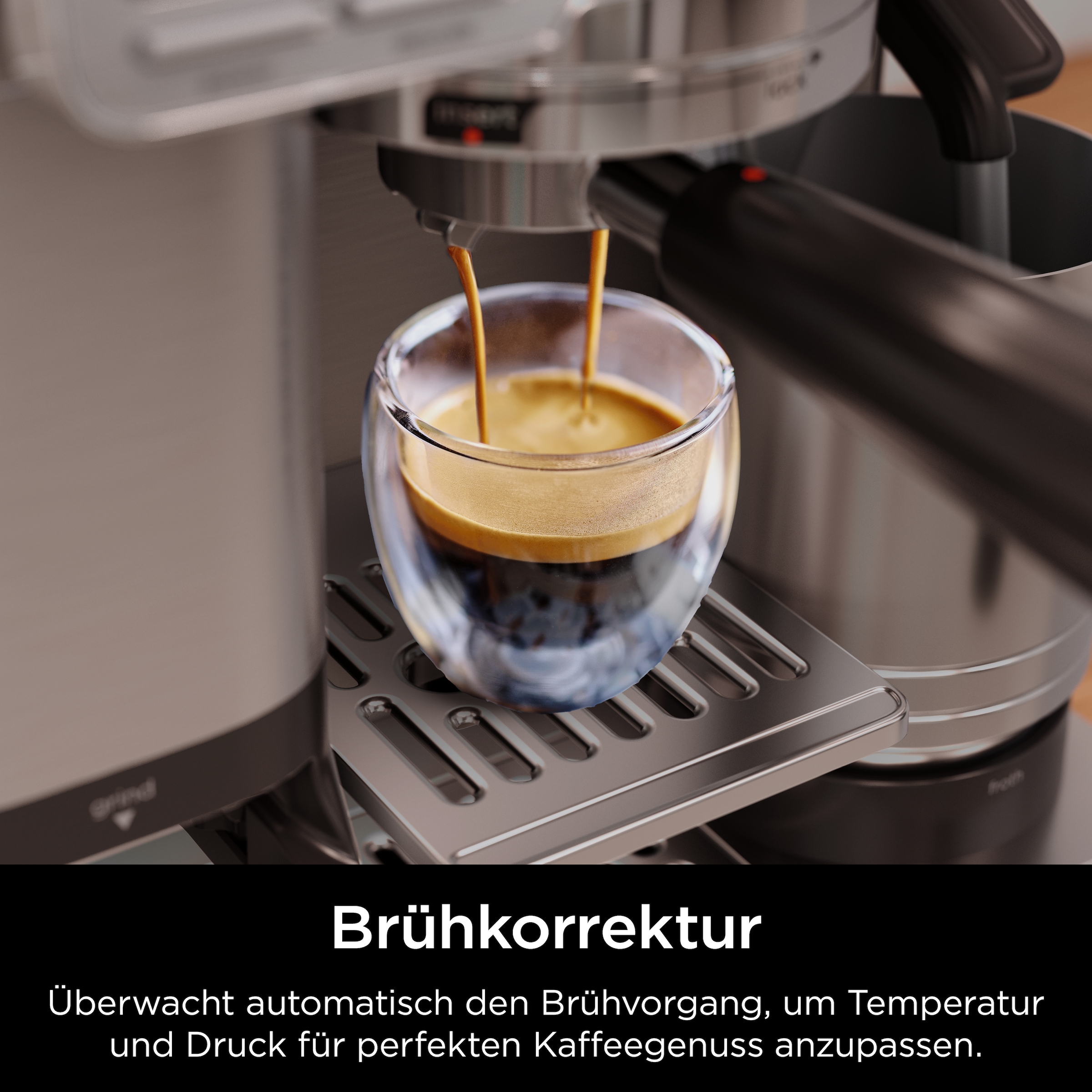 NINJA Espressomaschine »Ninja Luxe™ Café Pro Kaffeemaschine ES701EU« 3-in-1-Kaffeemaschine für Espresso, Filterkaffee und Cold Brew