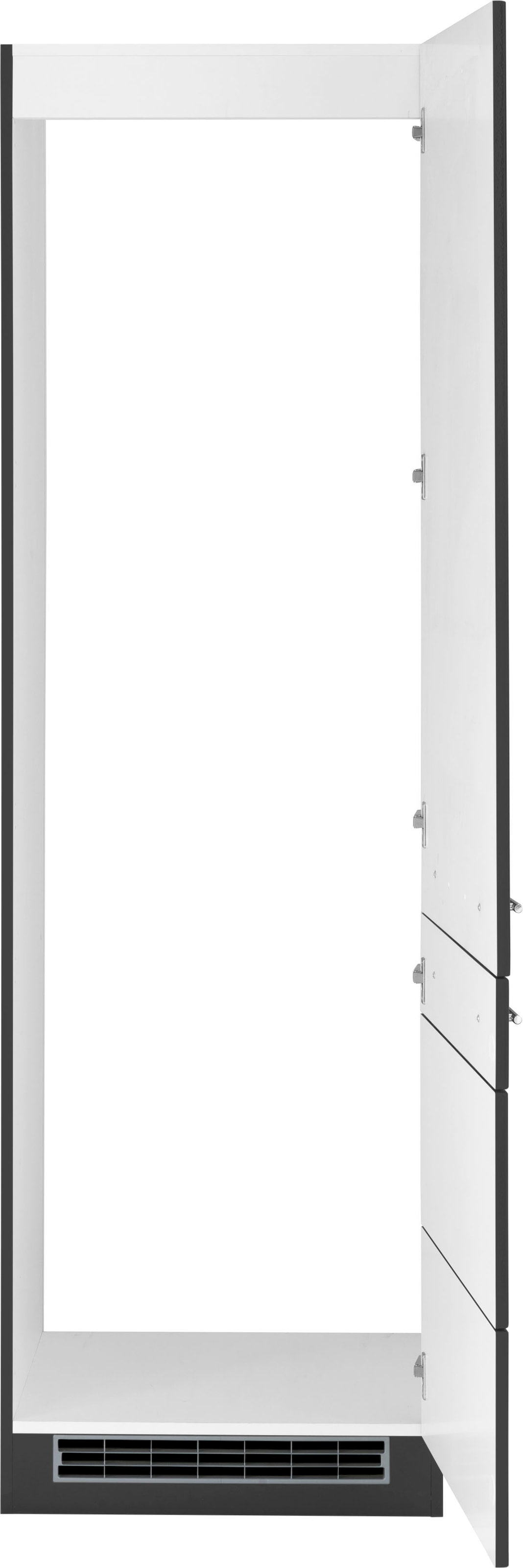 HELD MÖBEL Kühlumbauschrank »Wien«, 60 cm breit, 200 cm hoch, geeignet für Einbau-Kühlgefrierkombination