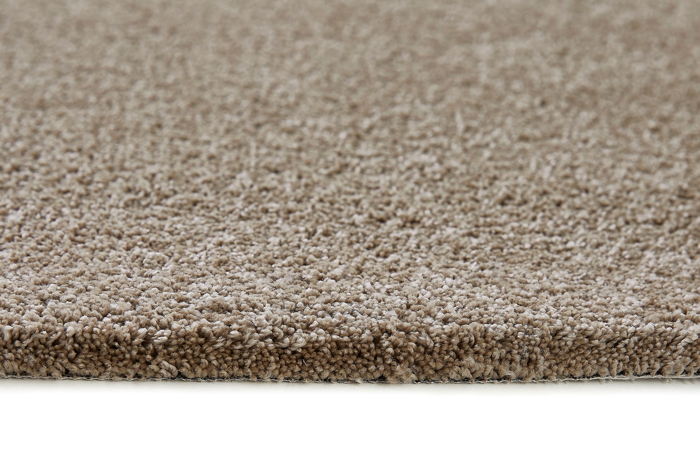 Andiamo Teppichboden »Genua, Kräuselvelours, Made in Netherlands«, rechteckig, 1,58 mm Höhe, Uni-Farben, Breite 400 cm, sehr weicher Flor, Schlafzimmer, Wohnzimmer