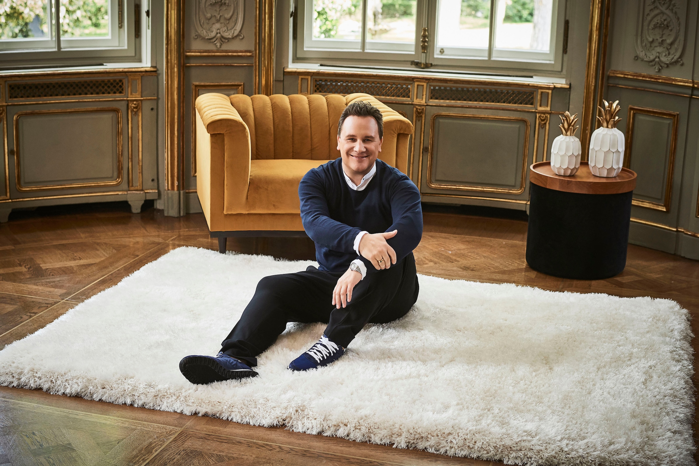 Guido Maria Kretschmer Home&Living Hochflor-Teppich »Micro exclusiv Teppich, sehr hoher Flor, weich durch Mikrofaser«, rechteckig, 78 mm Höhe, sehr weich, flauschig, uni, Wohnzimmer, Schlafzimmer, Kinderzimmer