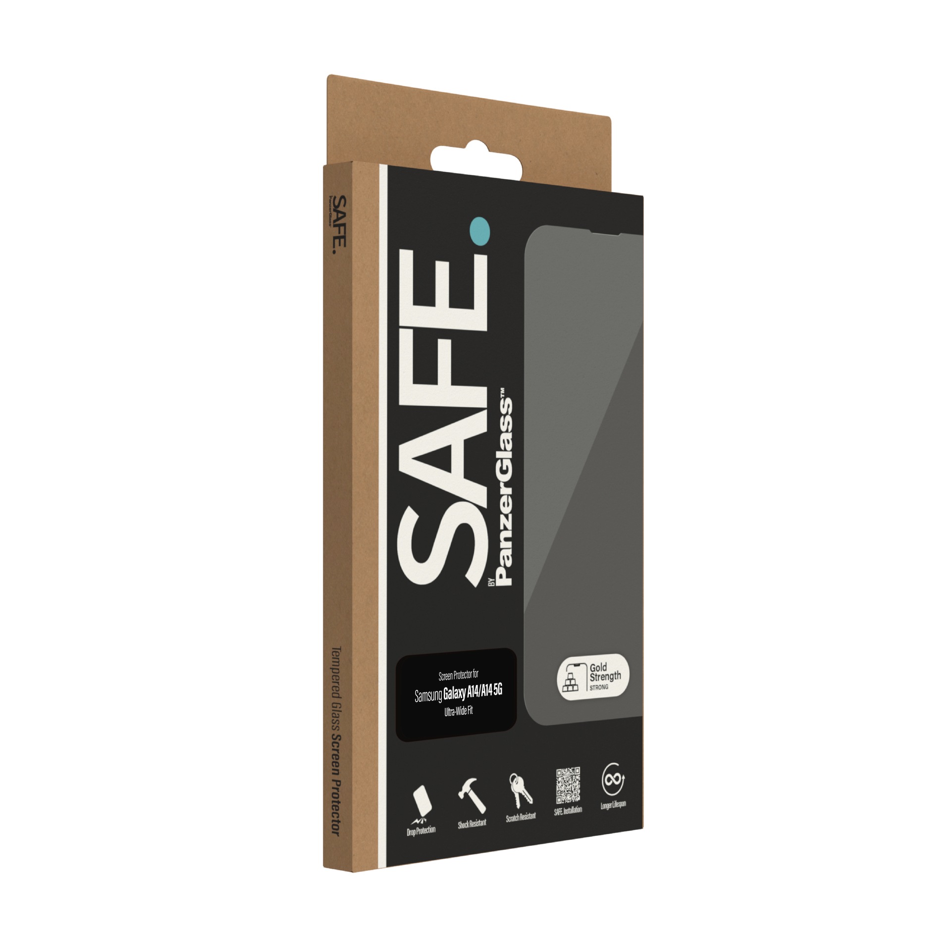 SAFE by PanzerGlass Displayschutzglas »Displayschutz - Samsung Galaxy A14, A14 5G UltraWide Fit«