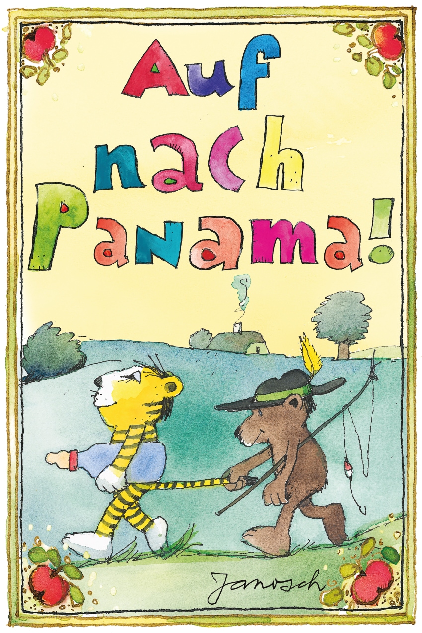LuckyLinde Wanddekoobjekt »Auf nach Panama!« Exklusive JANOSCH Kindermotive, Stahlschild