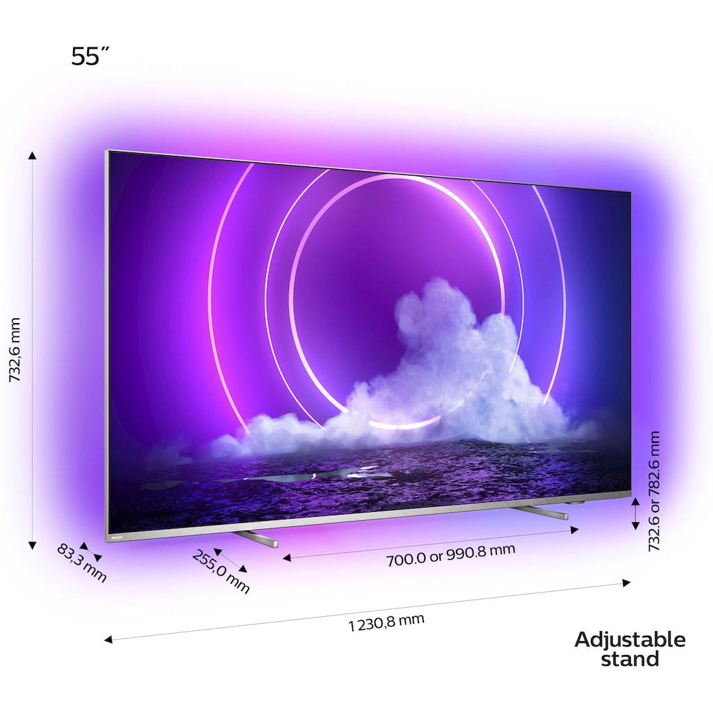 Philips LED-Fernseher »55PUS9206/12«, 139 cm/55 Zoll, 4K Ultra HD, Android TV-Smart-TV