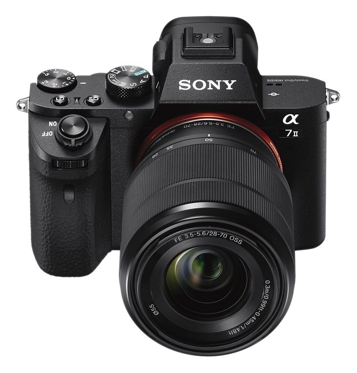 Sony Systemkamera SEL-2870, 24,3 Makroaufnahme MP, (Wi-Fi)-NFC, II«, HDR-Aufnahme, Gesichtserkennung, »A7 bei WLAN