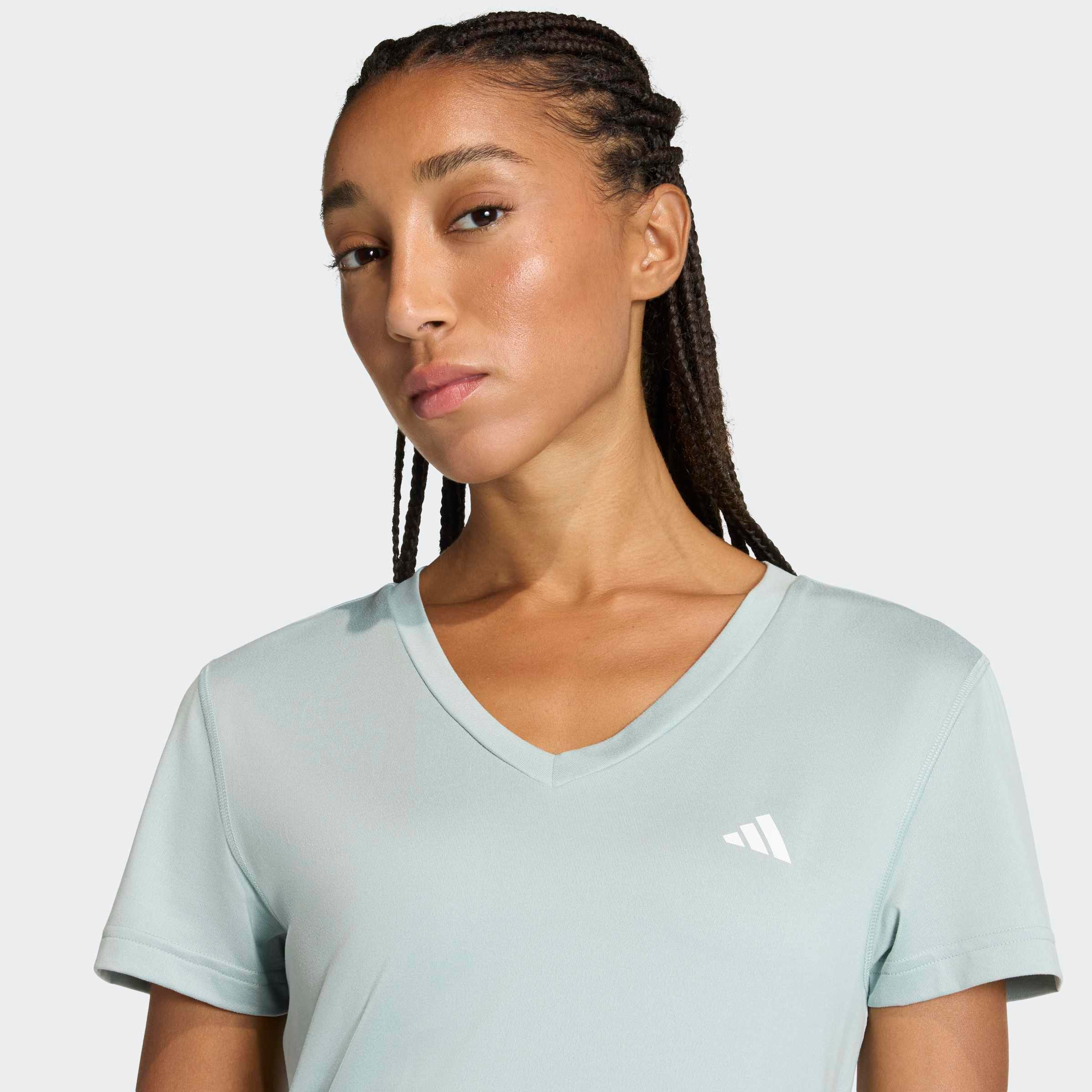 adidas Performance T-Shirt »ADIDAS WORKOUT ESSENTIALS MIT V-AUSSCHNITT«