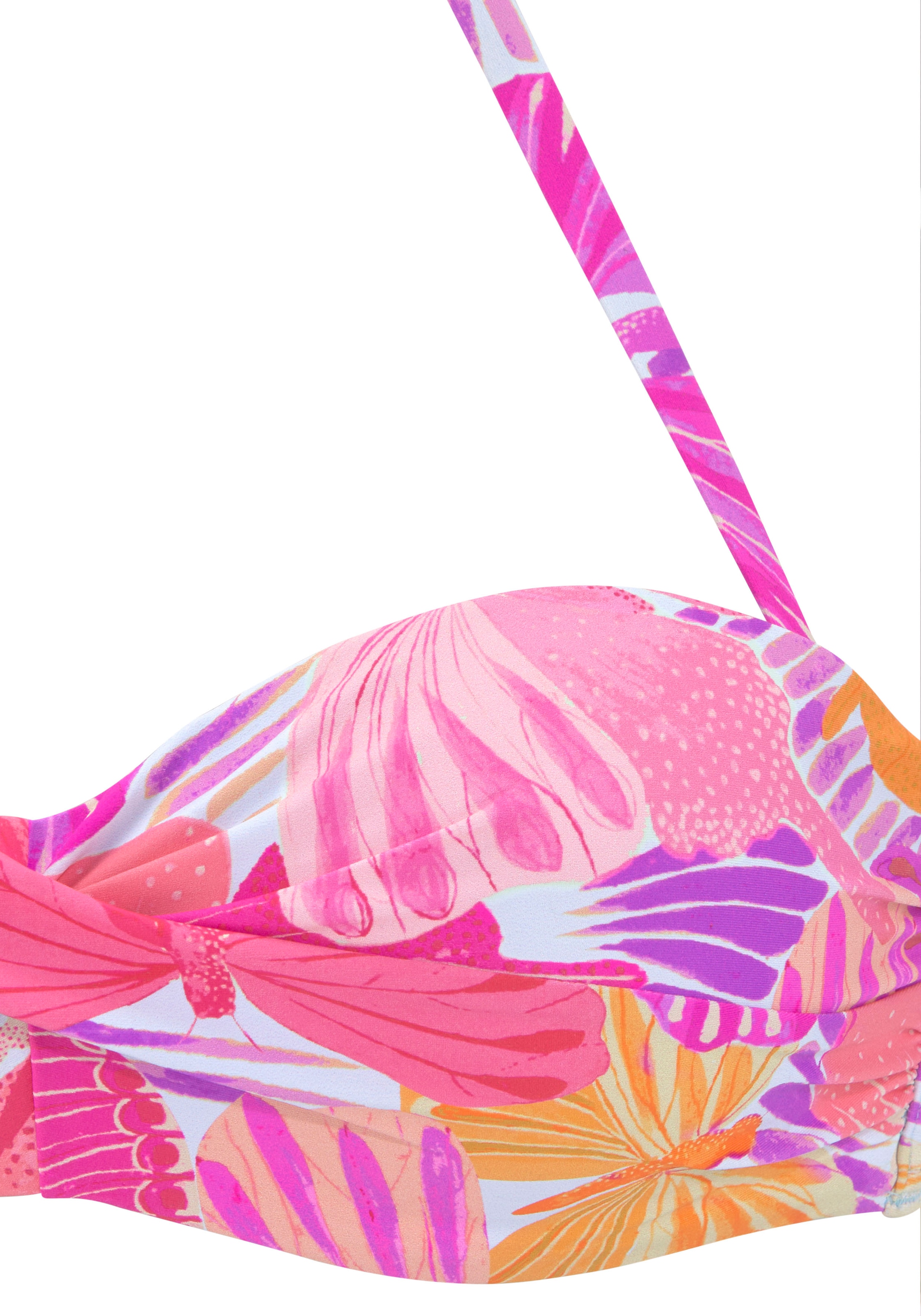 Sunseeker Bügel-Bandeau-Bikini-Top »Butterfly«, mit Schmetterling-Design