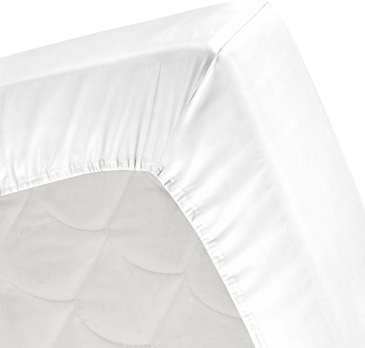 Cinderella Spannbettlaken »Sundays Satin für 25 cm Höhe« mit Rundumgummizug