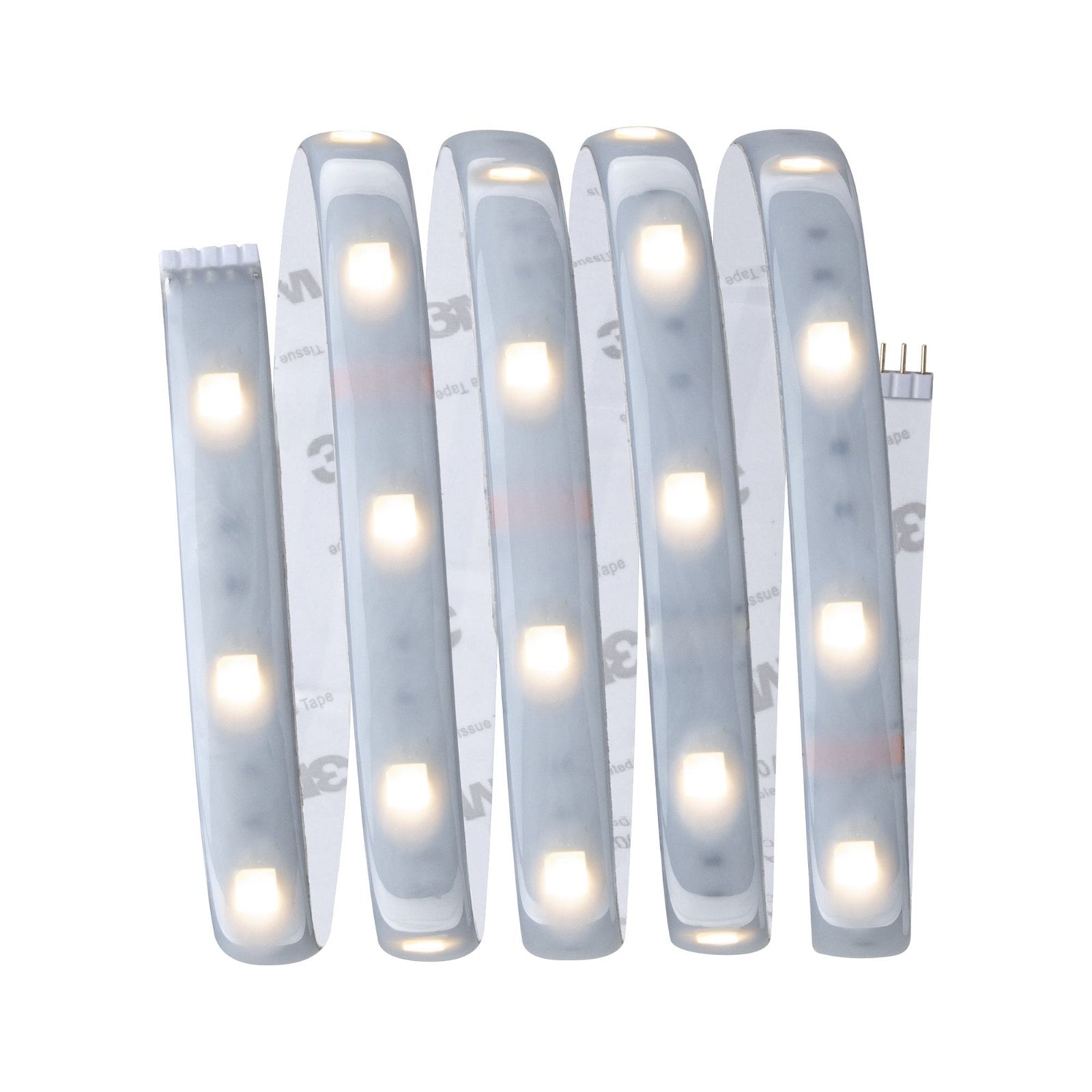 Paulmann LED-Streifen »MaxLED 250 Basisset 1,5m 10W 230/24V 24VA Silber Kunststoff«, 1 St.-flammig, RGBW IP44 Cover 3000K
