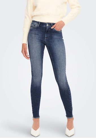 Only Ankle-Jeans »ONLBLUSH MID SK ANK RAW DNM´« kaufen
