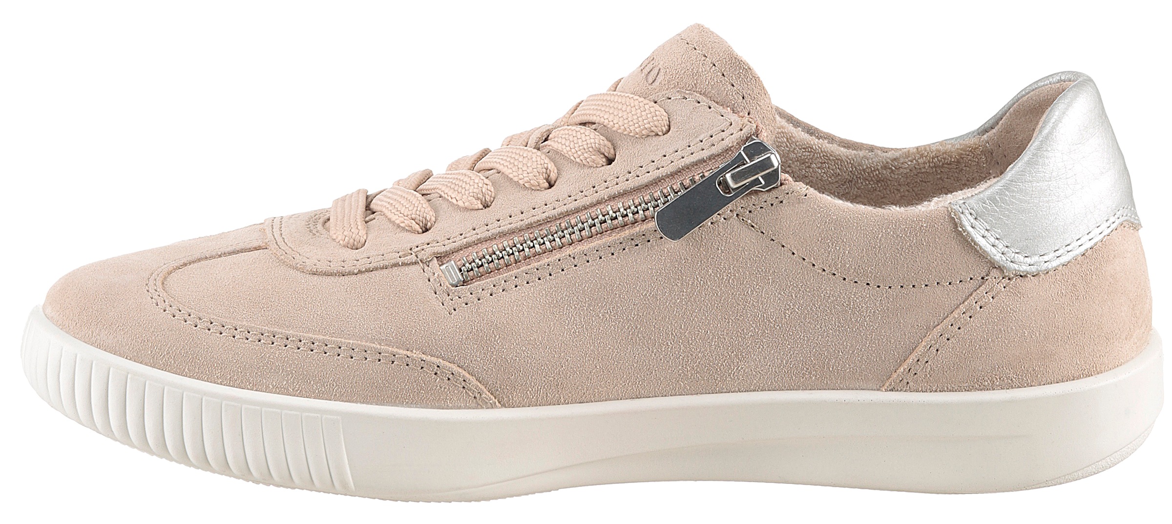 Legero Sneaker »SILENCE«, Retro Sneaker, Schnürschuh mit zusätzlichem Innenreißverschluss