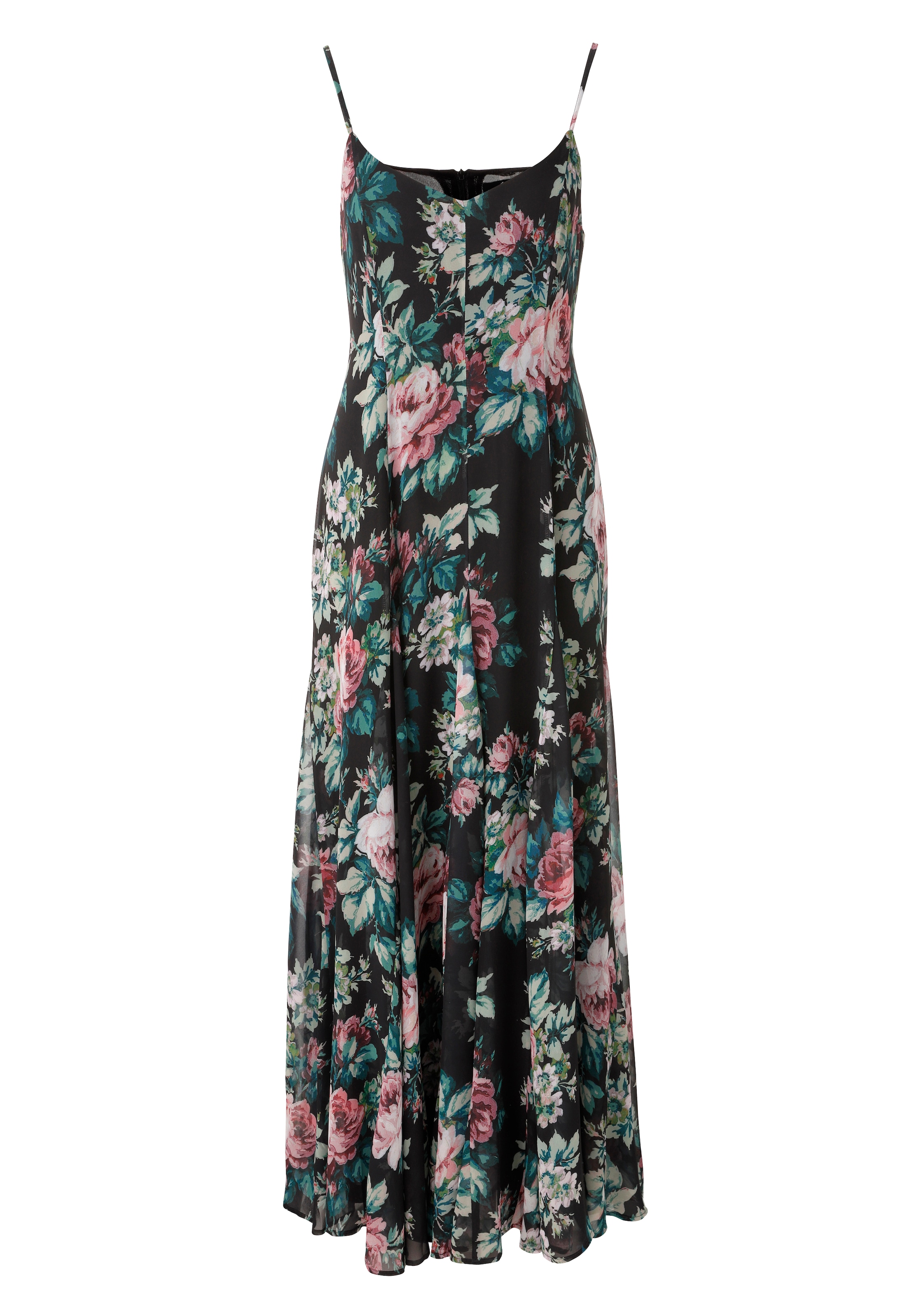 Aniston CASUAL Sommerkleid im farbenfrohen Blumendruck - jedes Teil ein Unikat - NEUE KOLLEKTION