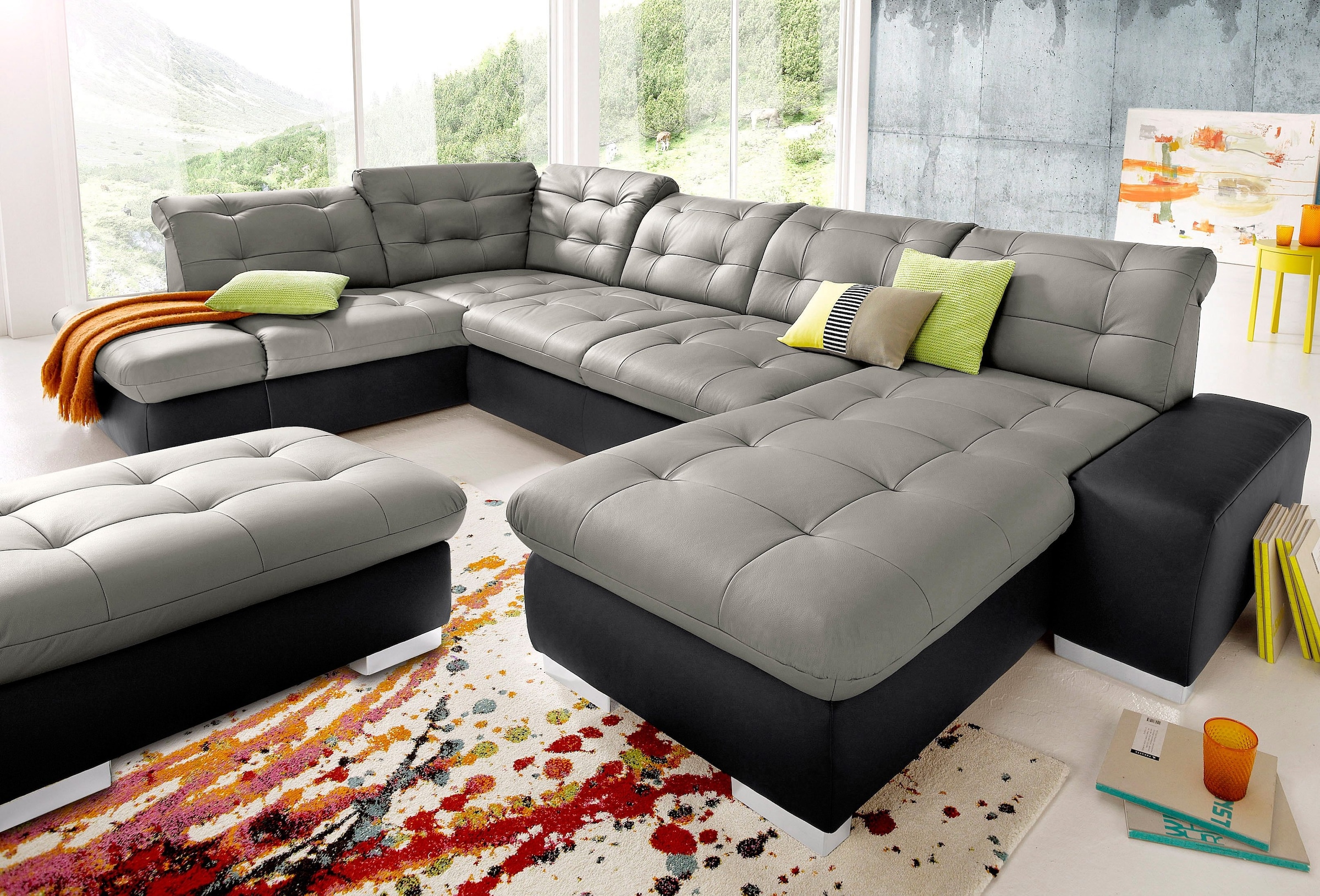 sit&more Wohnlandschaft »Palomino U-Form« wahlweise in XL oder XXL