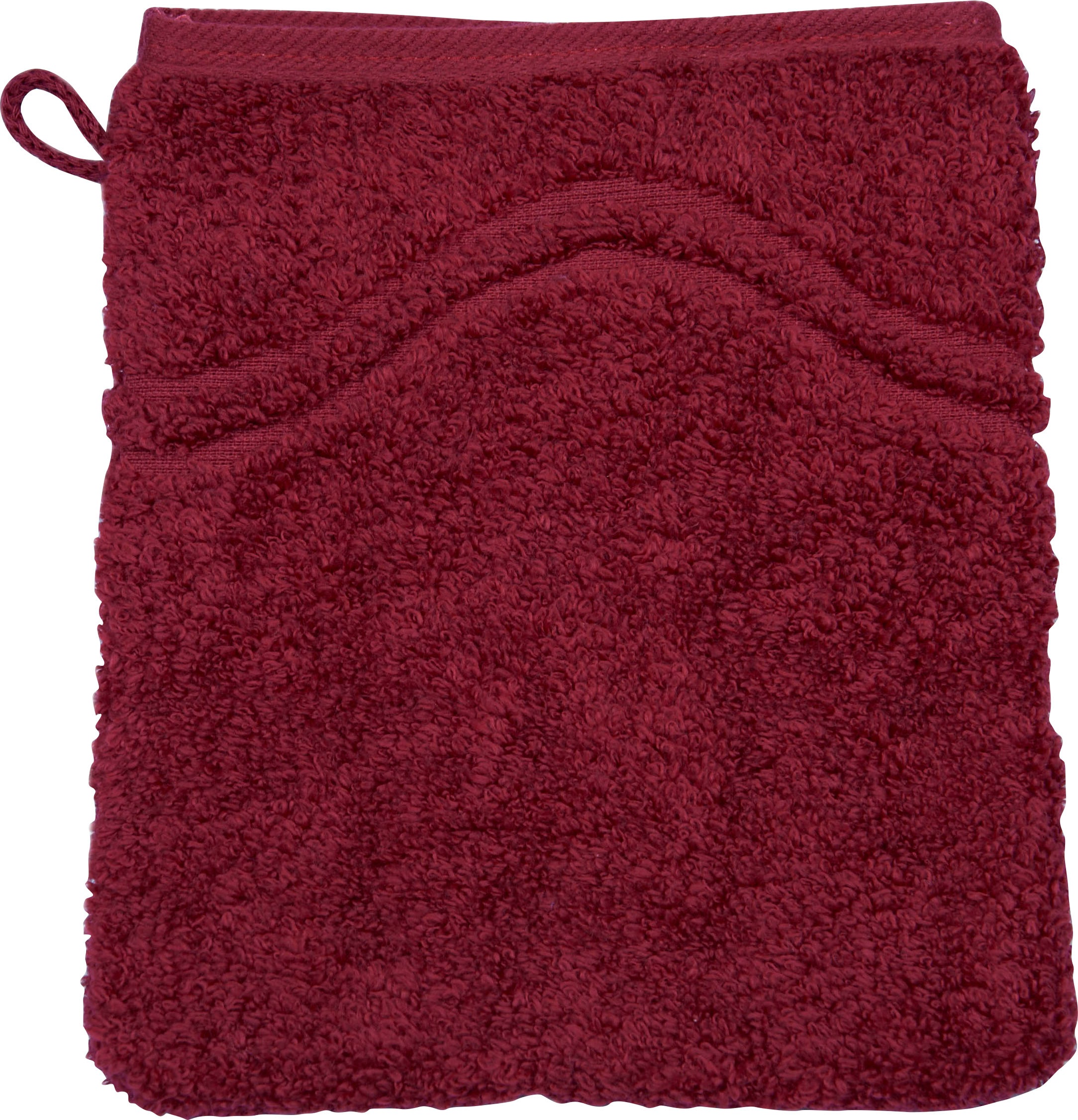ROSS Waschhandschuh »Cashmere feeling«, (Packung, 6 St.), mit Wellen-Bordüre