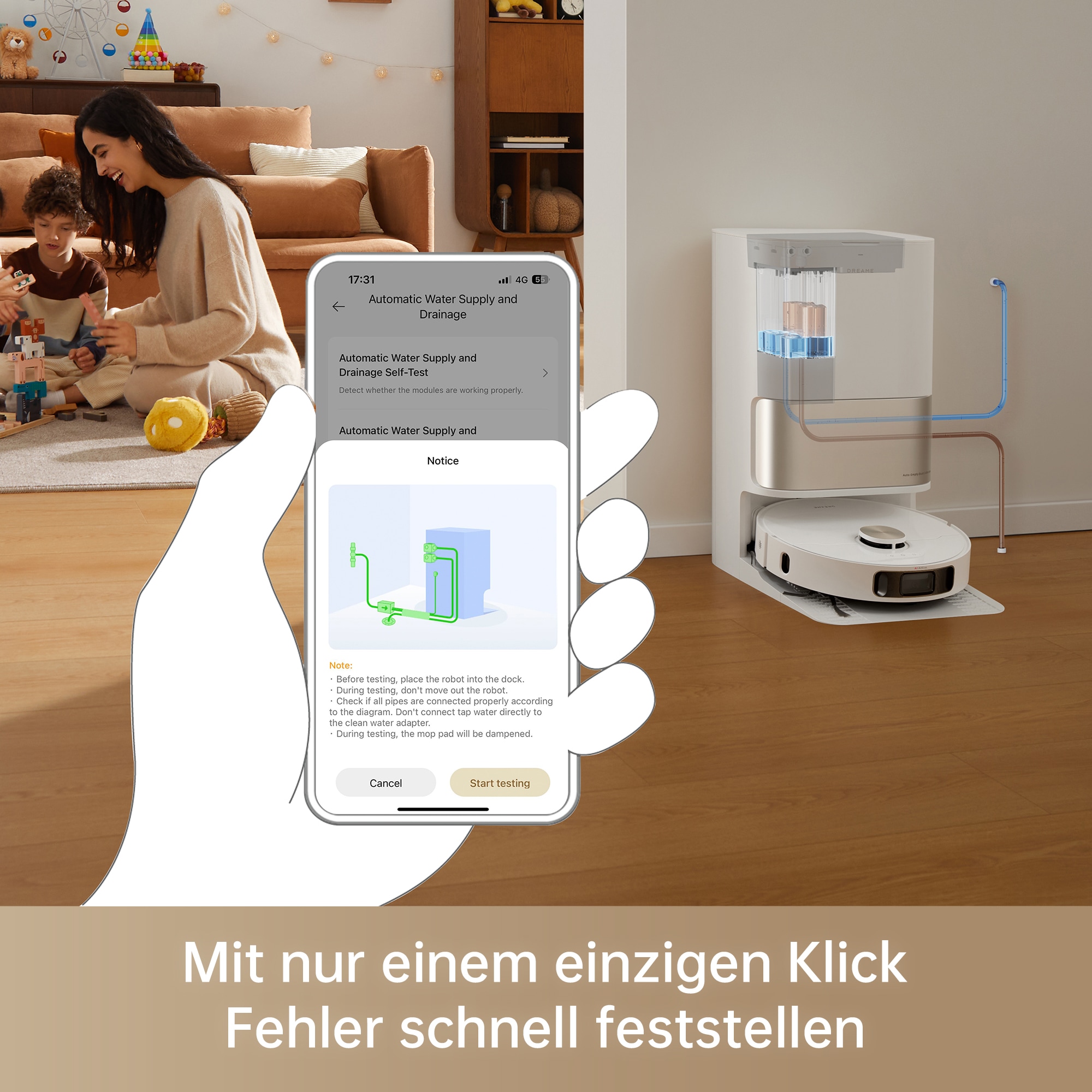 Dreame Staubsaugerrohr »Wasseranschluss-Set SP00440«