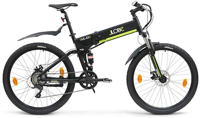 LLobe E-Bike »FML-830 black 27,5", 10,4 Ah«, 9 Gang, Shimano, Heckmotor 250 W kaufen