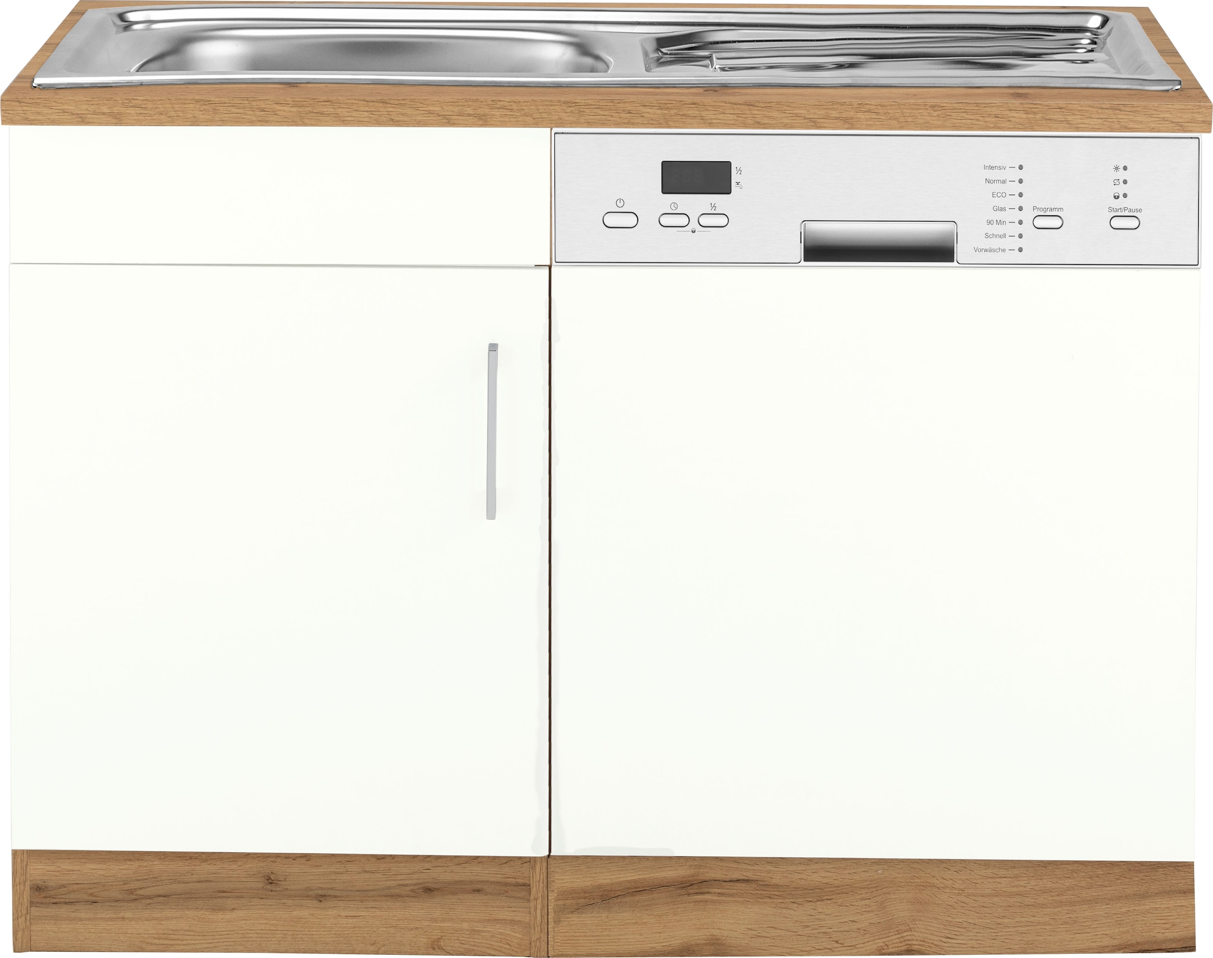 KOCHSTATION Spülenschrank »KS-Colmar«, 110 cm, Front und Sockelblende für teilintegrierten Geschirrspüler