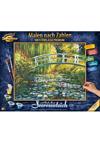 Malen nach Zahlen »Meisterklasse Premium - Seerosenteich nach Claude Monet (1840-1926)«