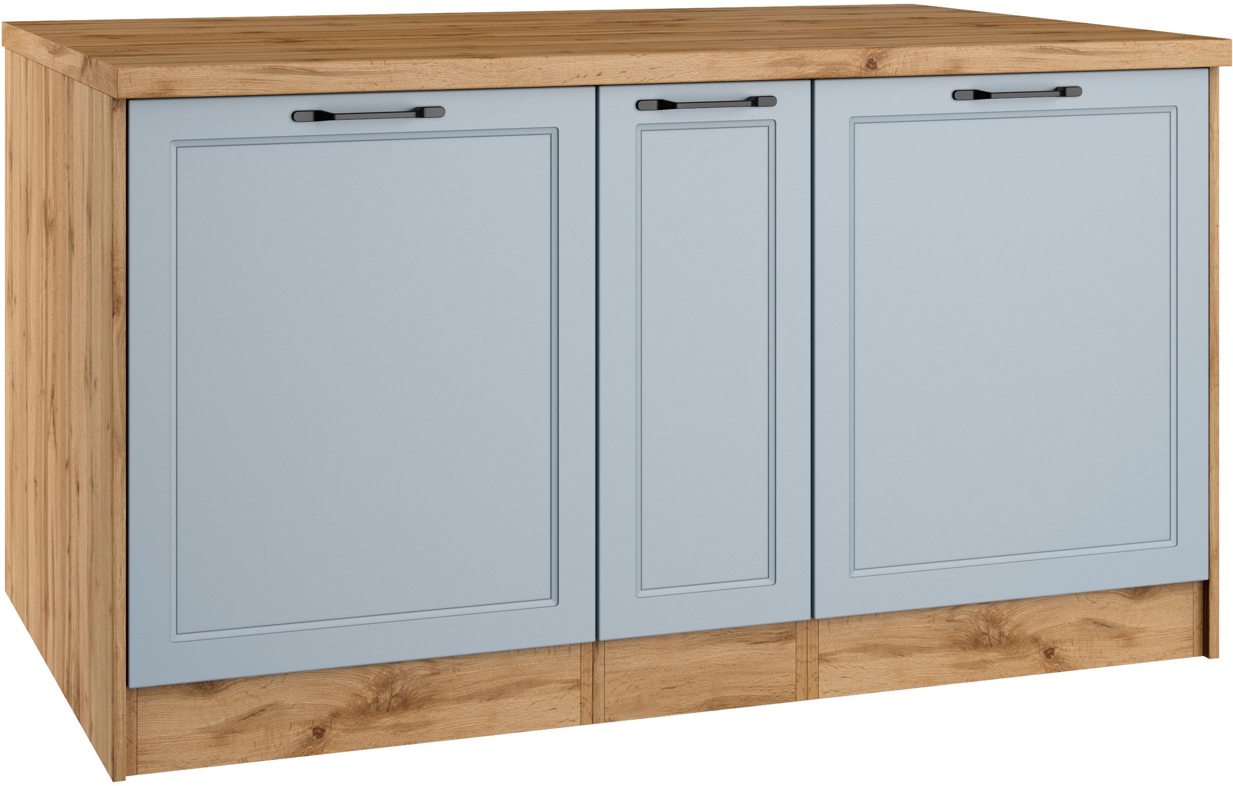 KOCHSTATION Kücheninsel »KS-Lana, Breite 153 cm«, MDF-Fronten, Arbeitsplatte 38mm stark