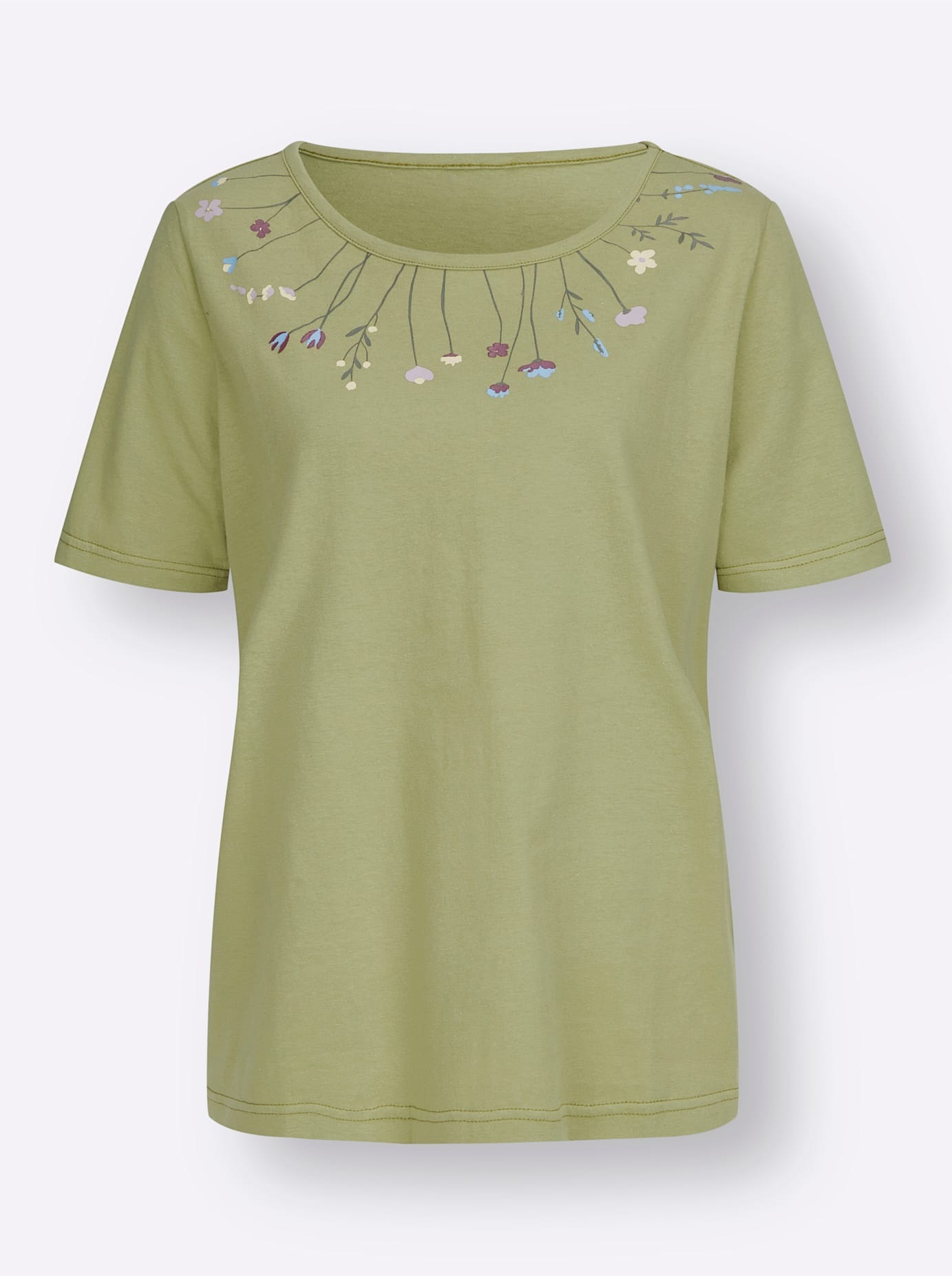 Classic Basics Kurzarmshirt »Rundhals-Shirt«, (1 tlg.)