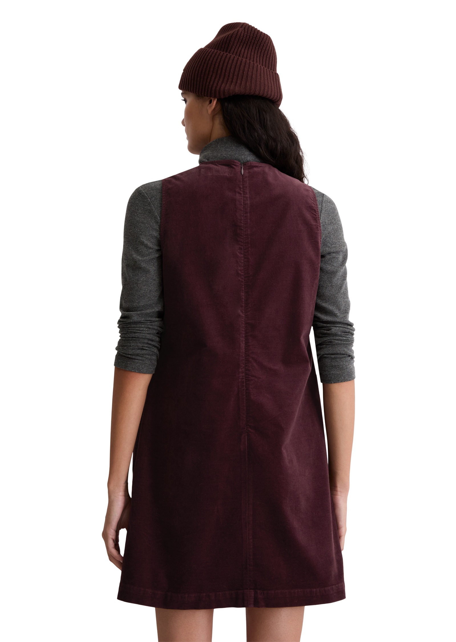 Marc O'Polo Samtkleid Nahttaschen