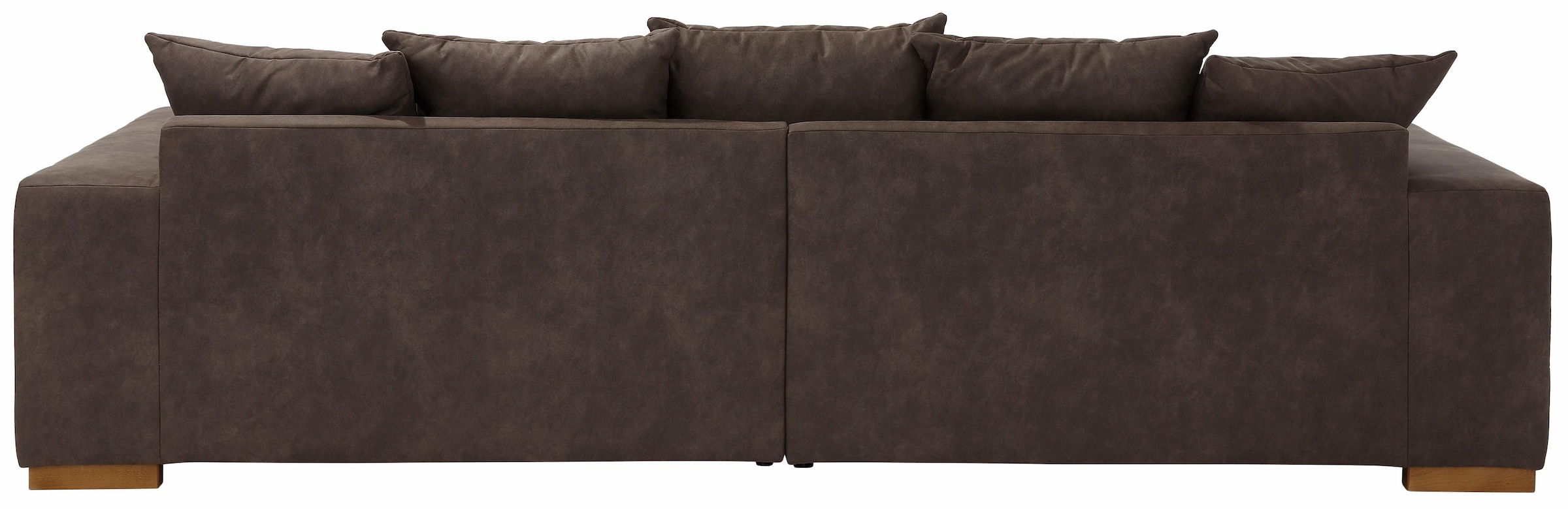 Home affaire Big-Sofa »Neapel«, mit vielen losen Kissen, in 2 Bezugsqualitäten