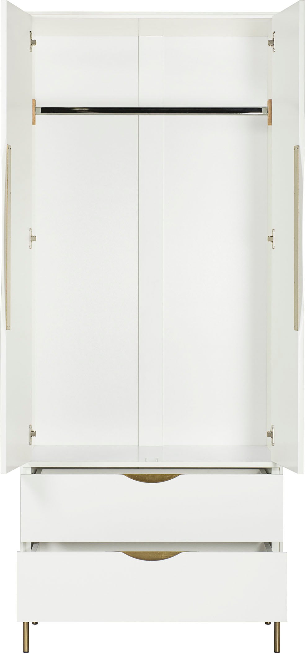 andas Kleiderschrank »KOBE« Schöne Griffe, viel Stauraum, Breite 80 cm, FSC®-zertifiziert