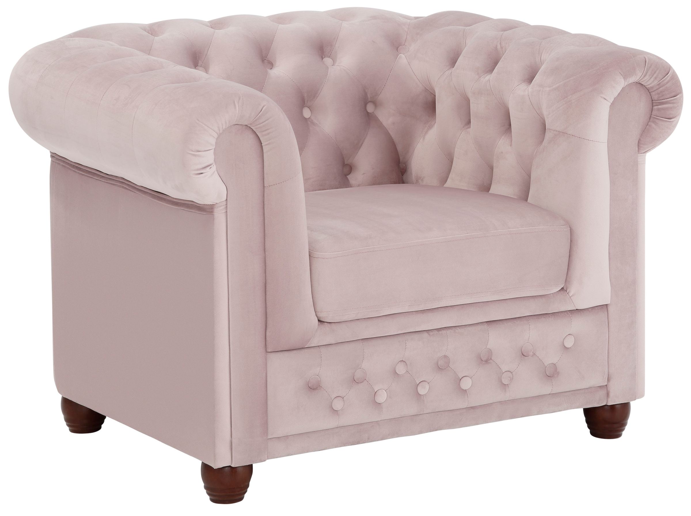 Home affaire Chesterfield-Sessel »New Castle Sessel«, hochwertige Knopfheftung, B/T/H: 104/86/72 cm