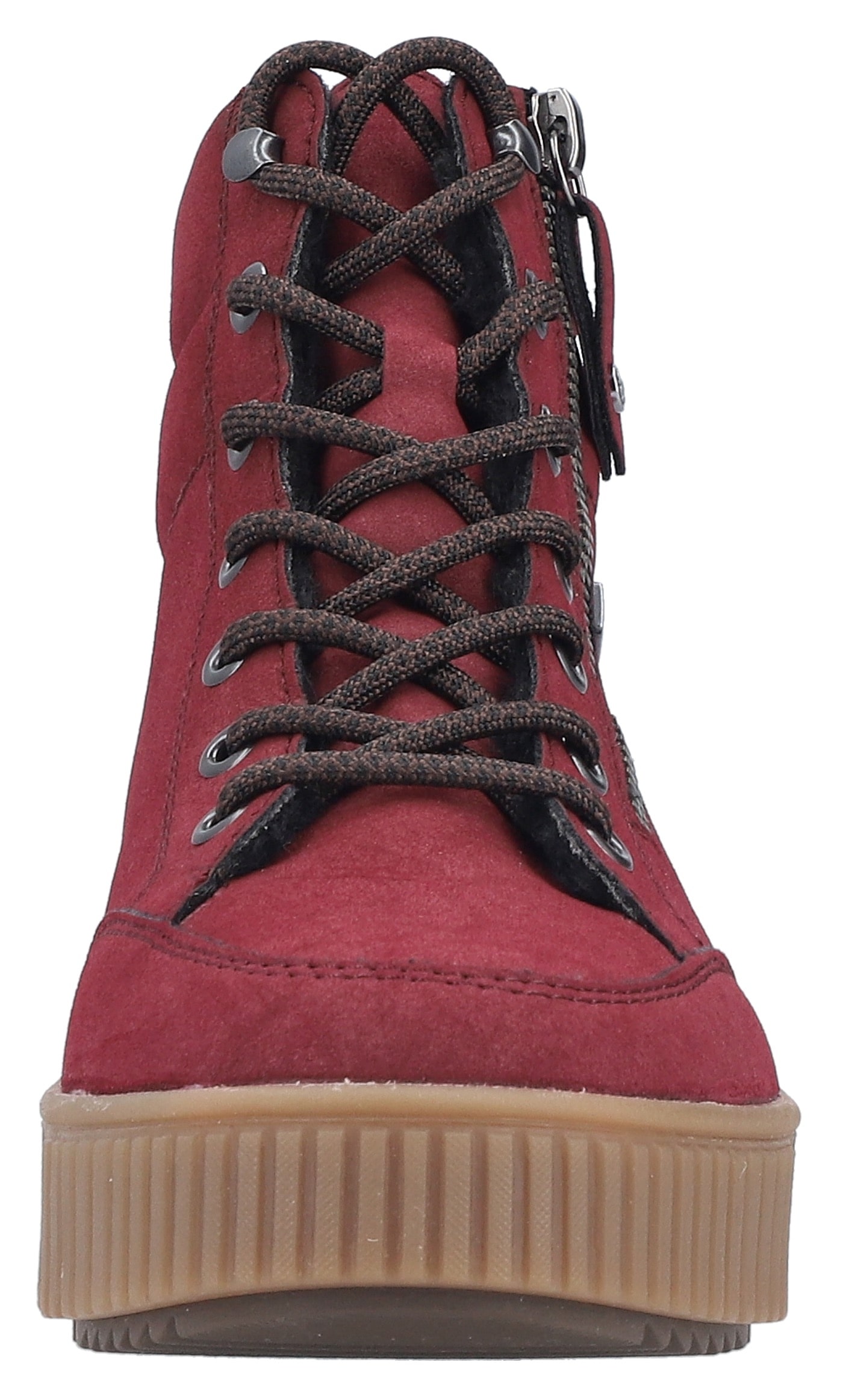 Rieker Winterboots  Plateaustiefelette, Schnürboots mit Warmfutter und TEX-Ausstattung