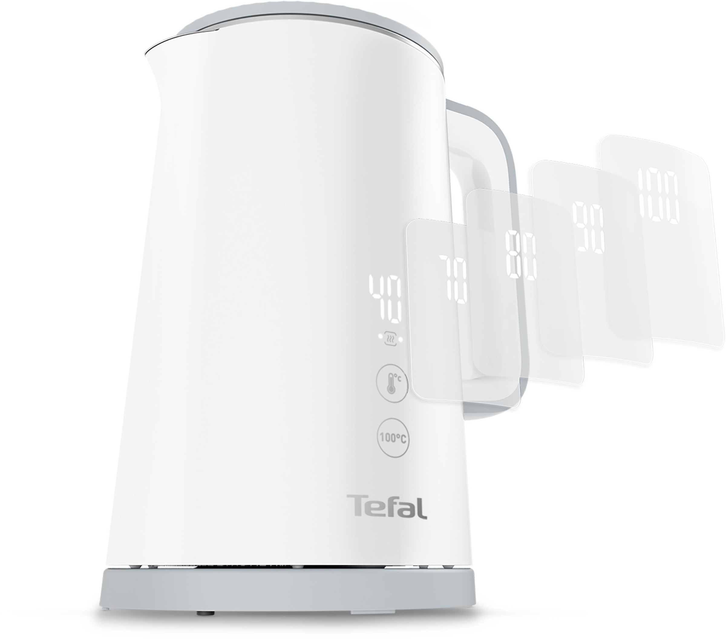 Tefal Wasserkocher »KO6931«, 1,5 l, 1800 W, 5 Temperaturstufen; Warmhaltefunktion; 360° drehbar; Live-Temperatur