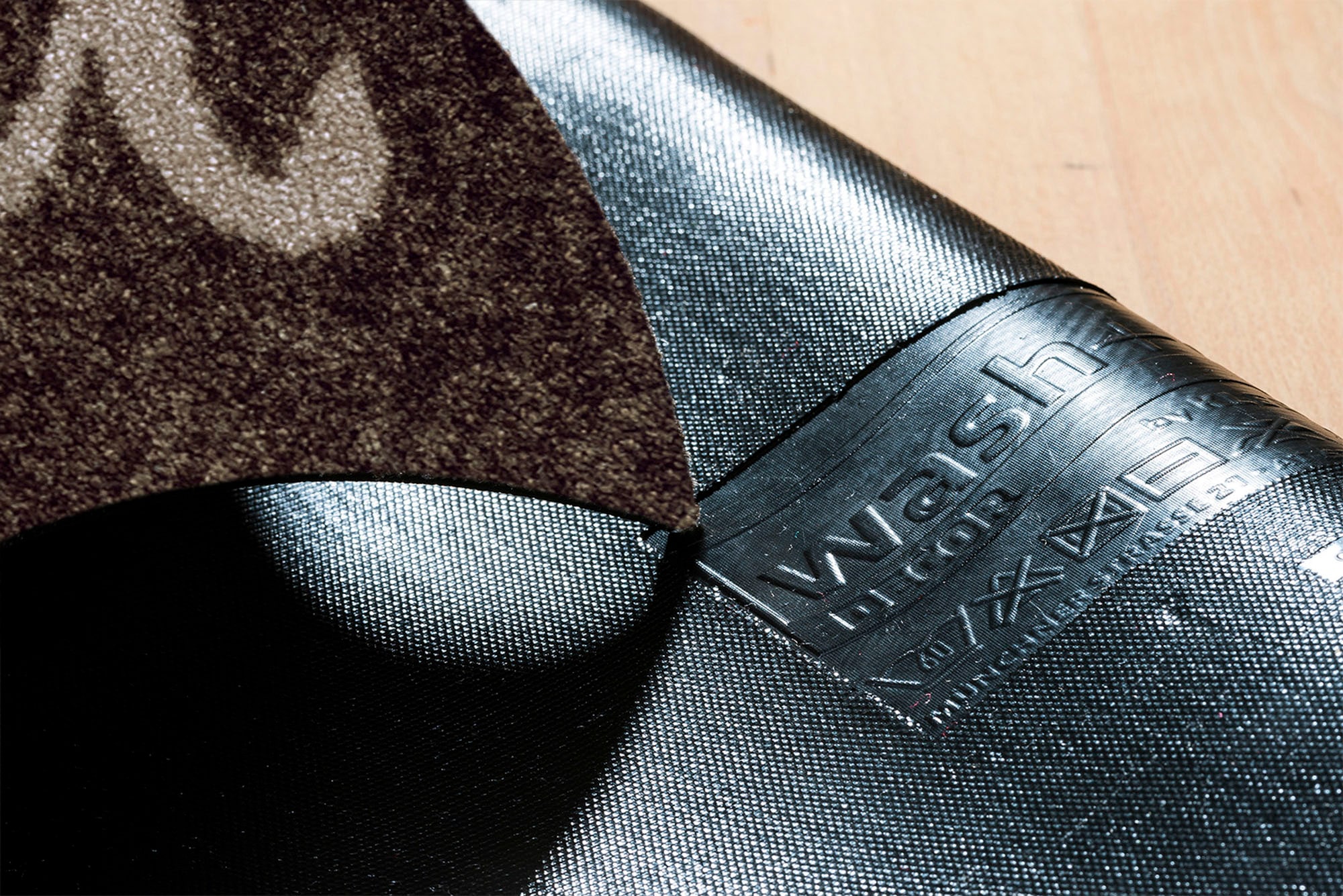 wash+dry by Kleen-Tex Fußmatte »Benvenuti brown«, rechteckig, 9 mm Höhe