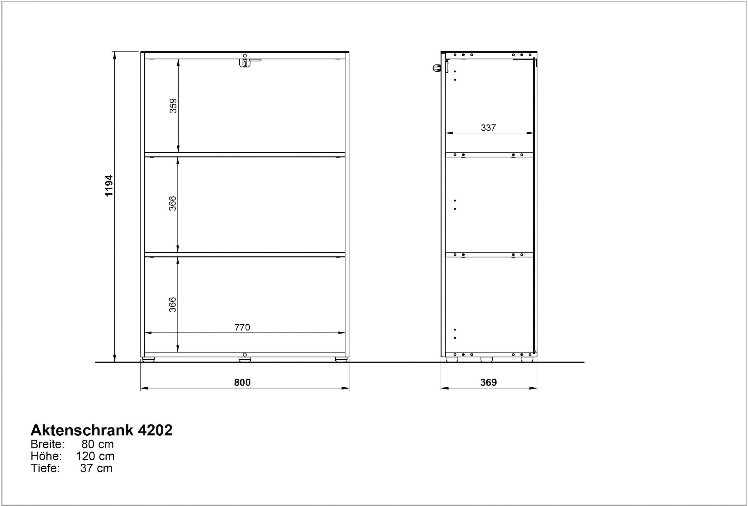 GERMANIA Büro-Set »GW-Monteria«, (Set, 5 tlg.)