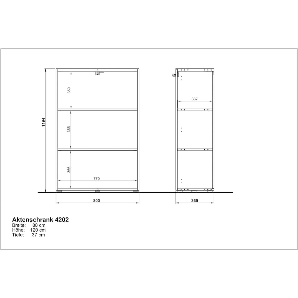 GERMANIA Büro-Set »GW-Monteria«, (Set, 3 tlg.)