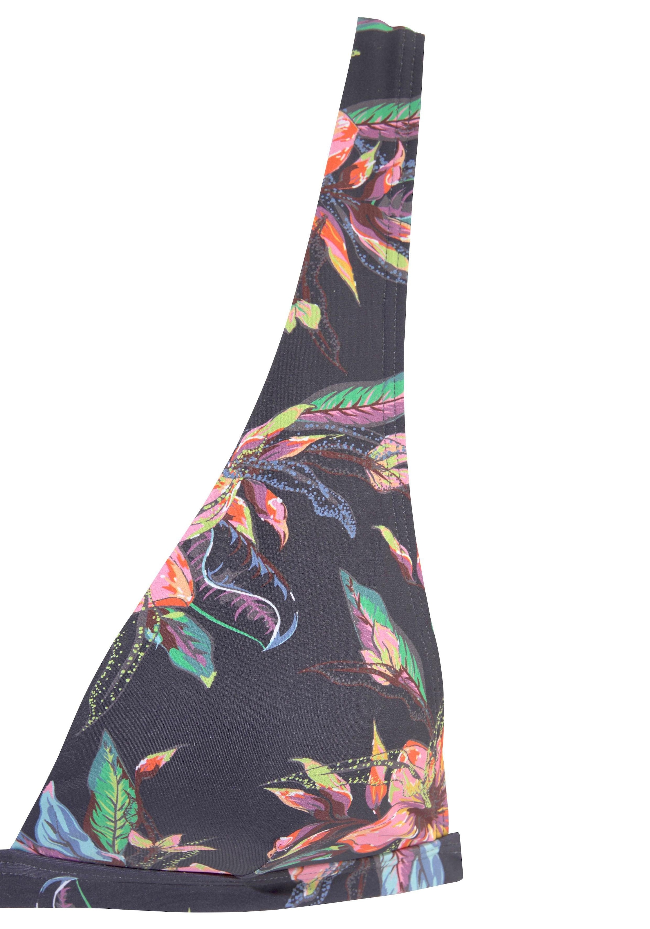 LASCANA Triangel-Bikini-Top »Malia«, mit tropischem Print