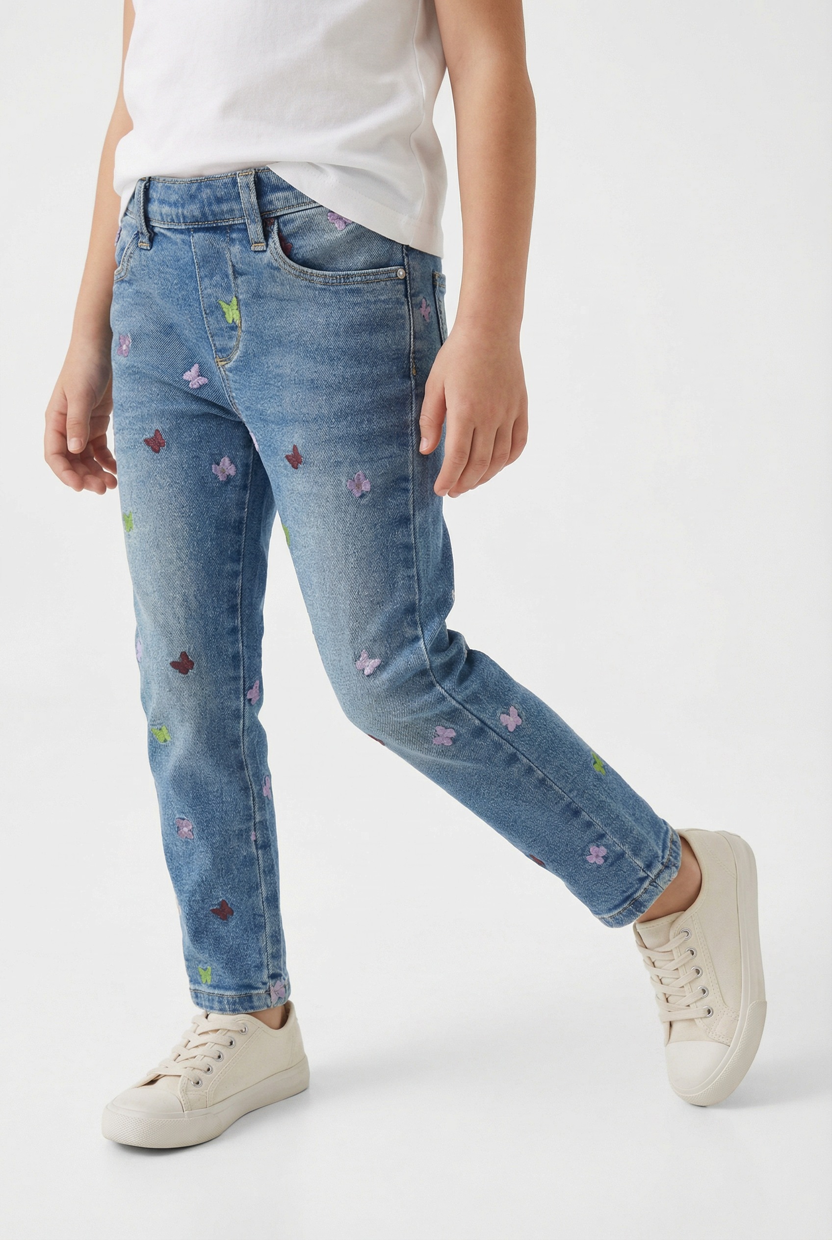 s.Oliver Junior Regular-fit-Jeans mit Print