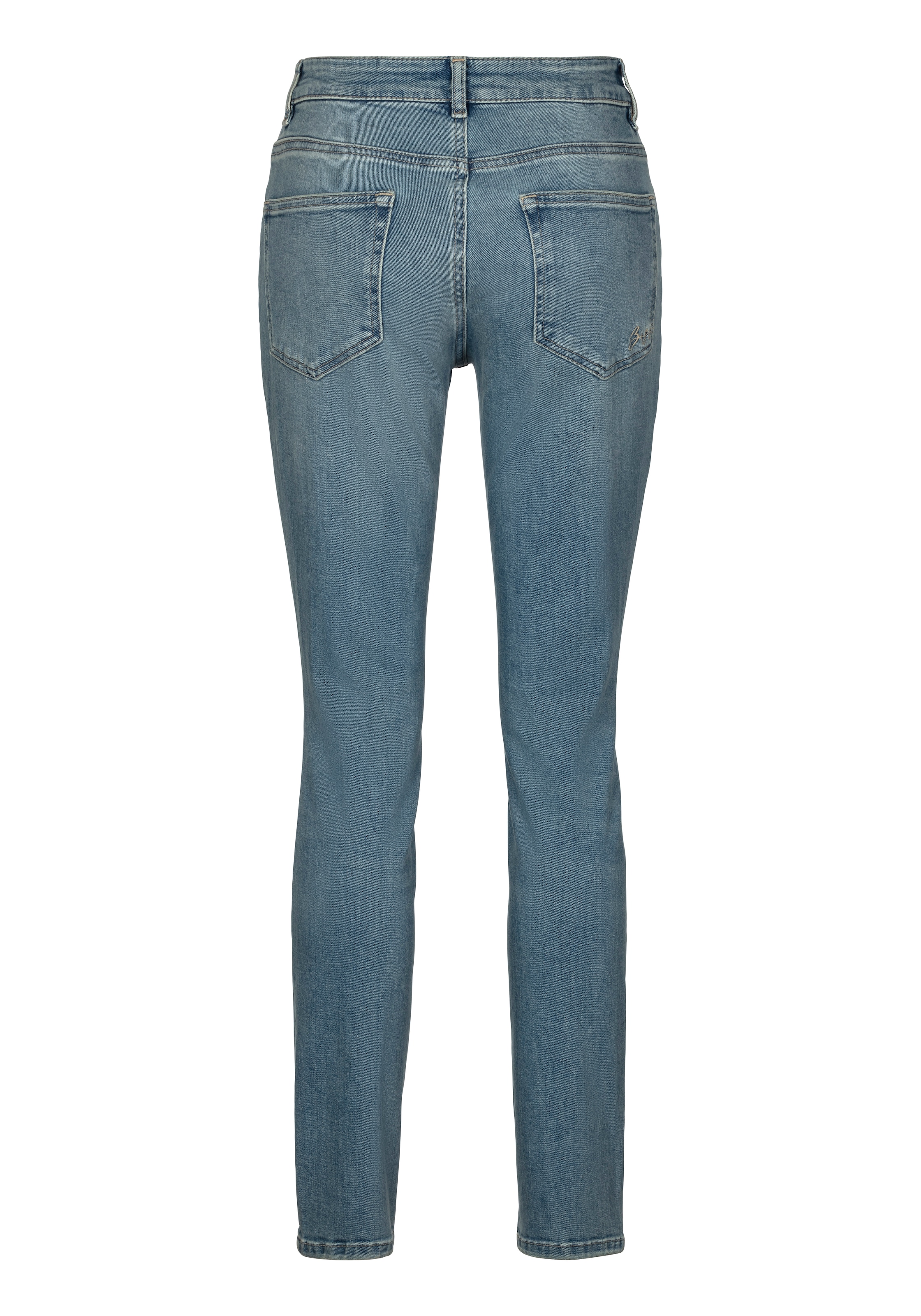 BOSS ORANGE Skinny-fit-Jeans »Jackie Mid Rise, Mid Waist Premium Damenmode«, (BOSS ORANGE DENIM), im Vintage Look, BOSS Logo