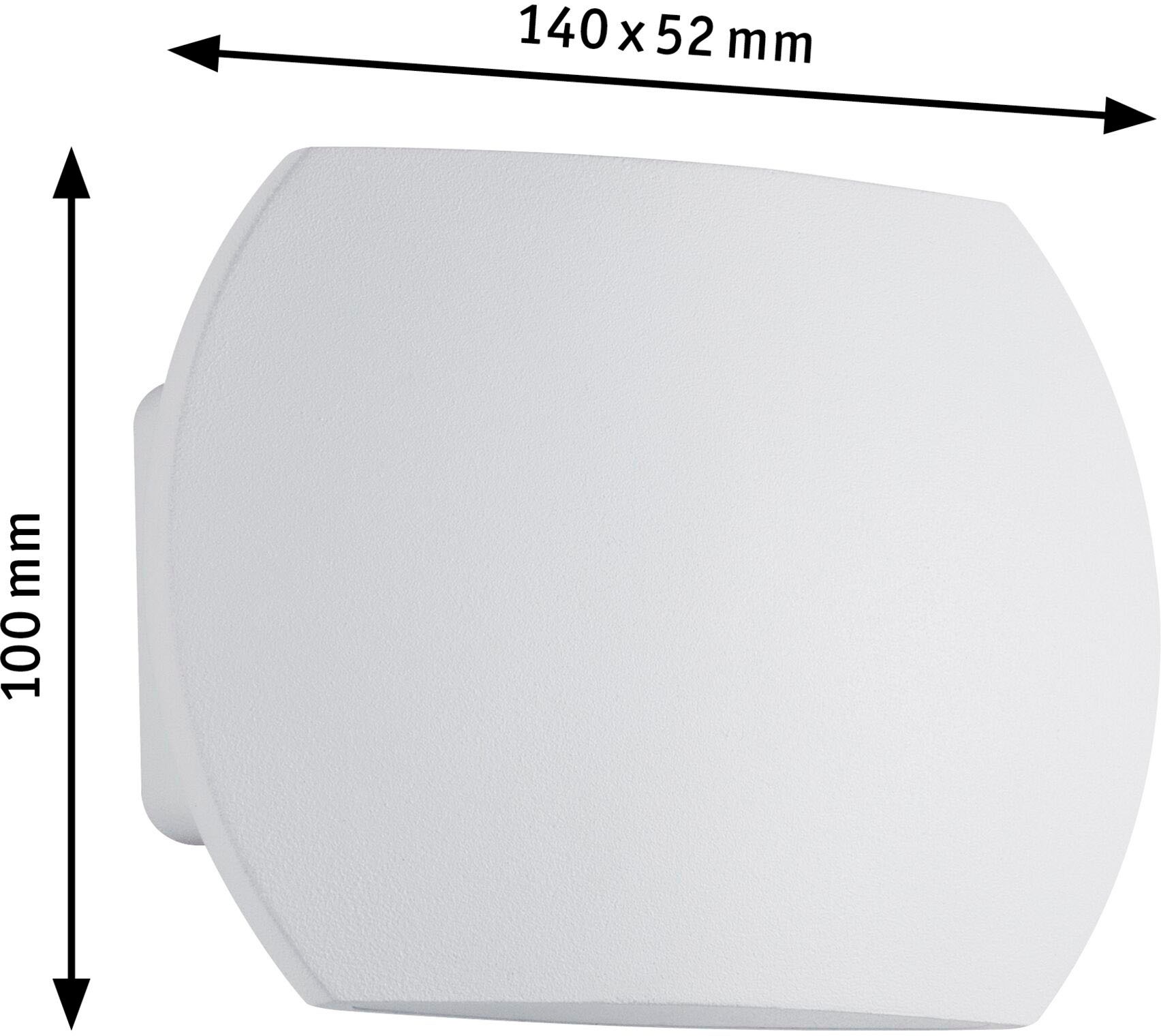 Paulmann LED Wandleuchte »Bocca IP44 2x3W Weiß«, 2 flammig