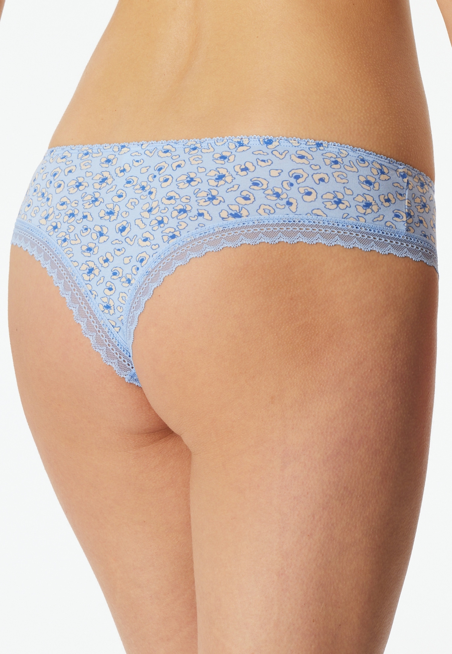 Schiesser String »Modern Multipacks« Spitzenbänder, Baumwollmischung, Single Jersey