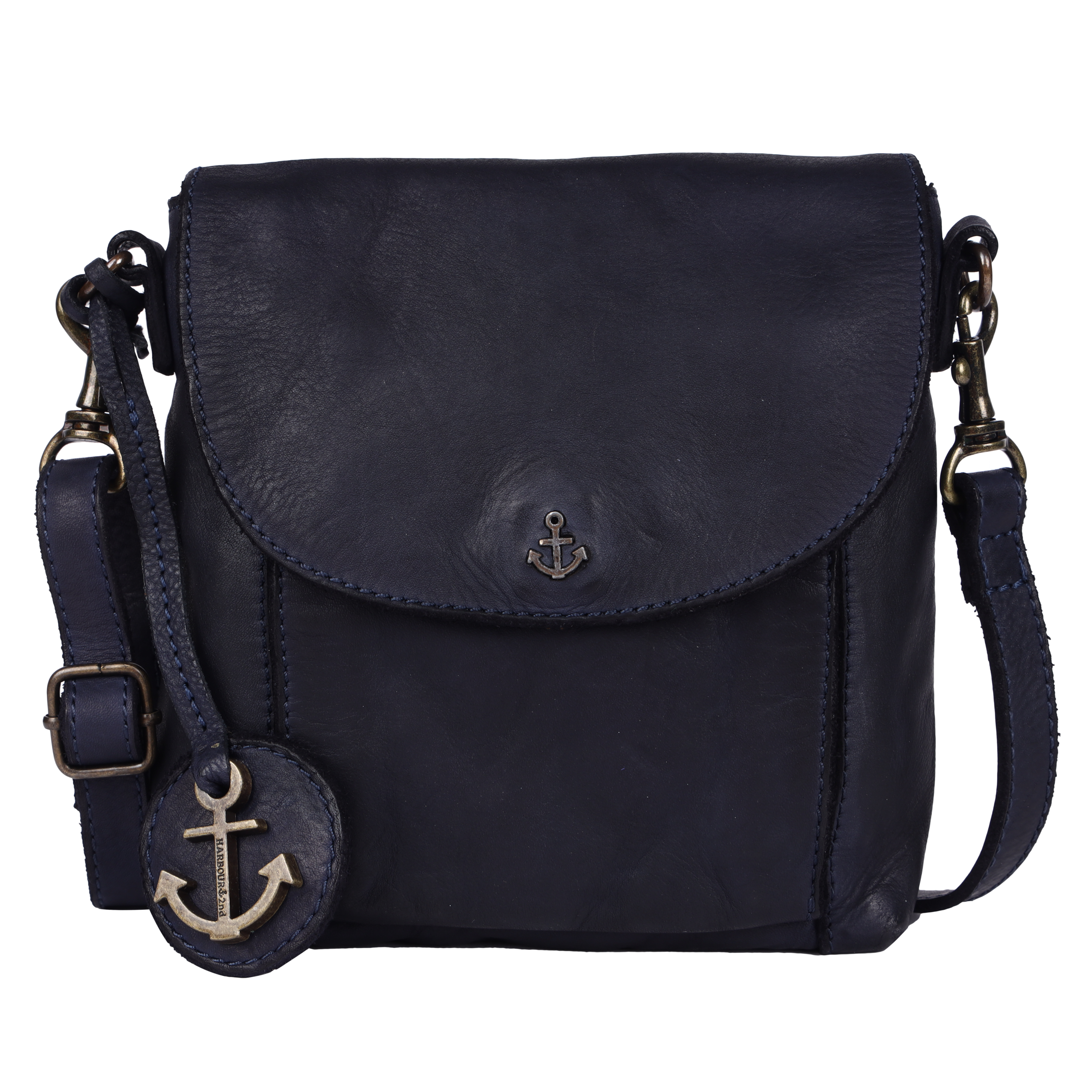 HARBOUR 2nd »Iben« Damen Handtasche, Schultertasche mit Anker-Anhäner