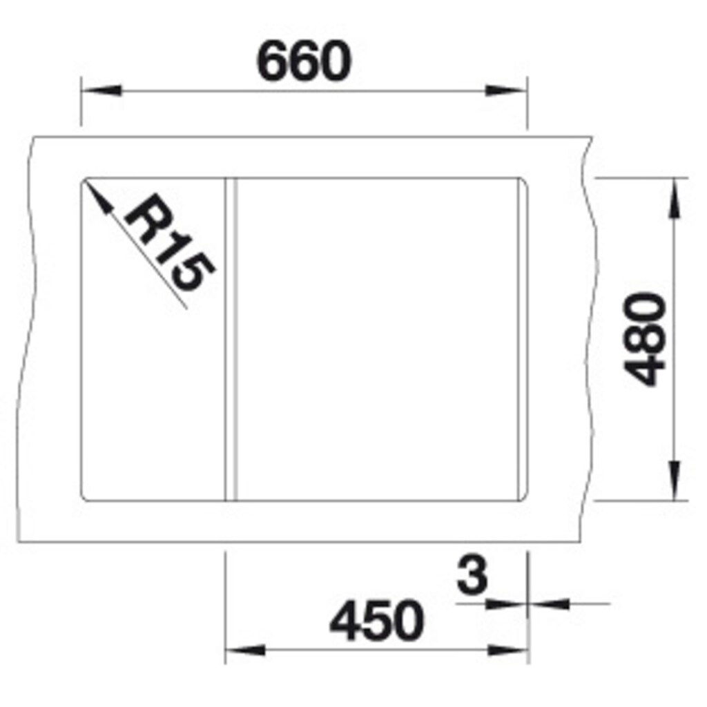 Blanco Granitspüle »METRA 45 S Compact«