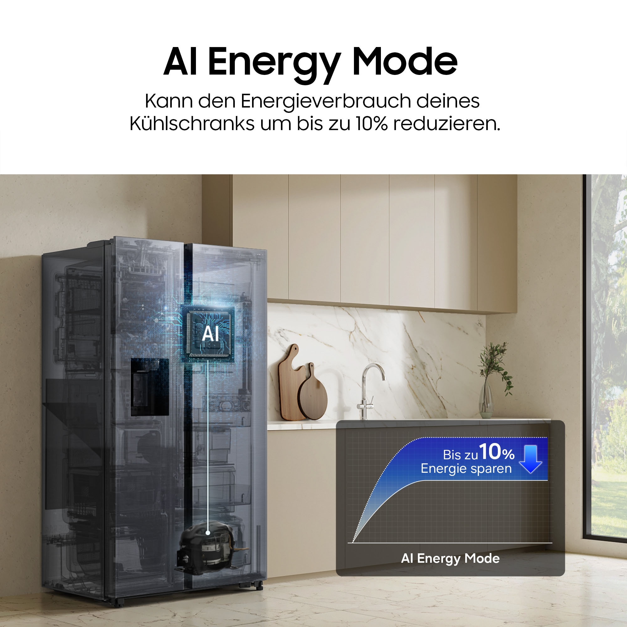 Samsung Side-by-Side RS80F »RS80F67KCTEF« 178,4 cm hoch 91,2 cm breit